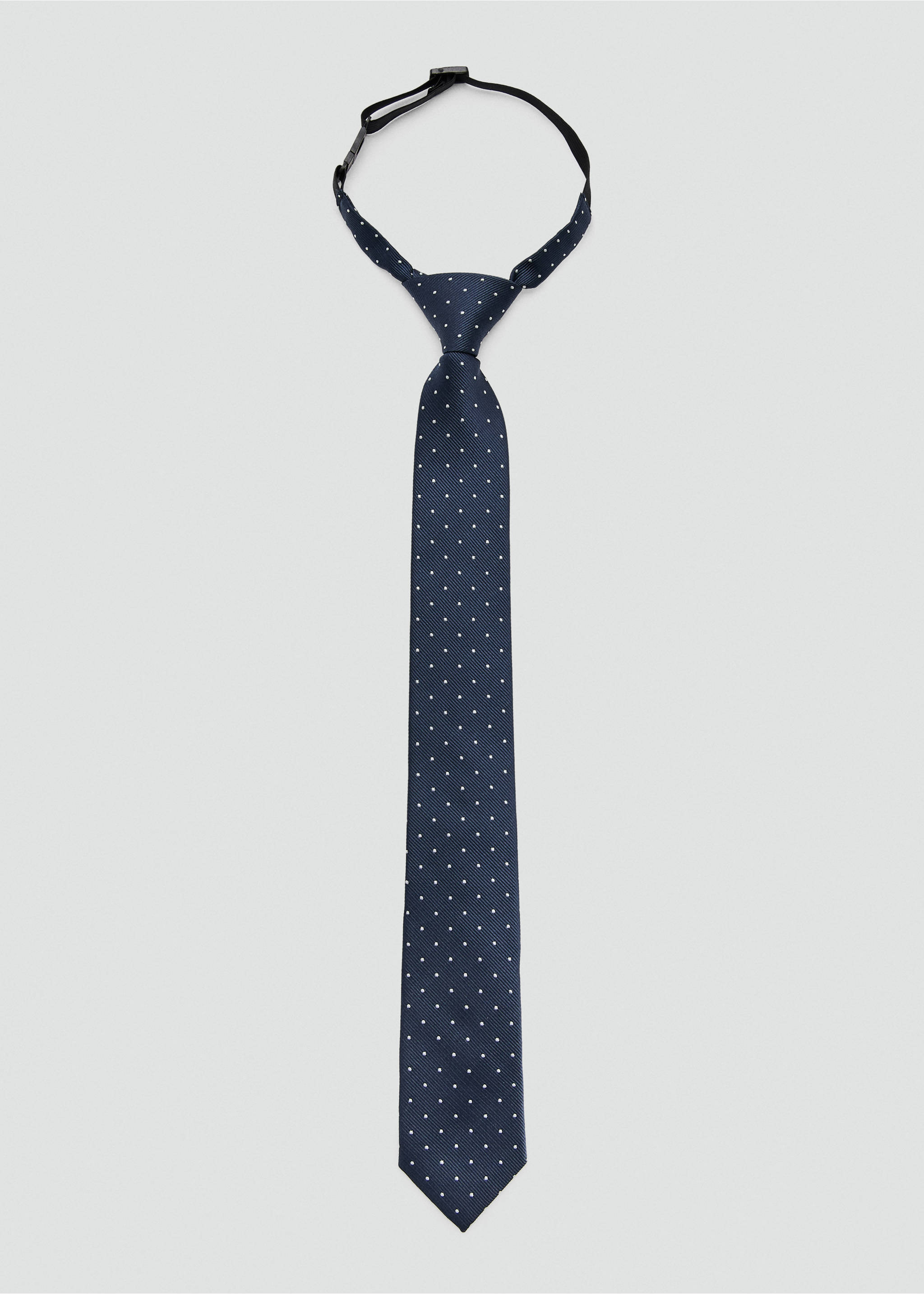 Polka-dot tie - Article without model, Navy. Ref: 27091283-00.