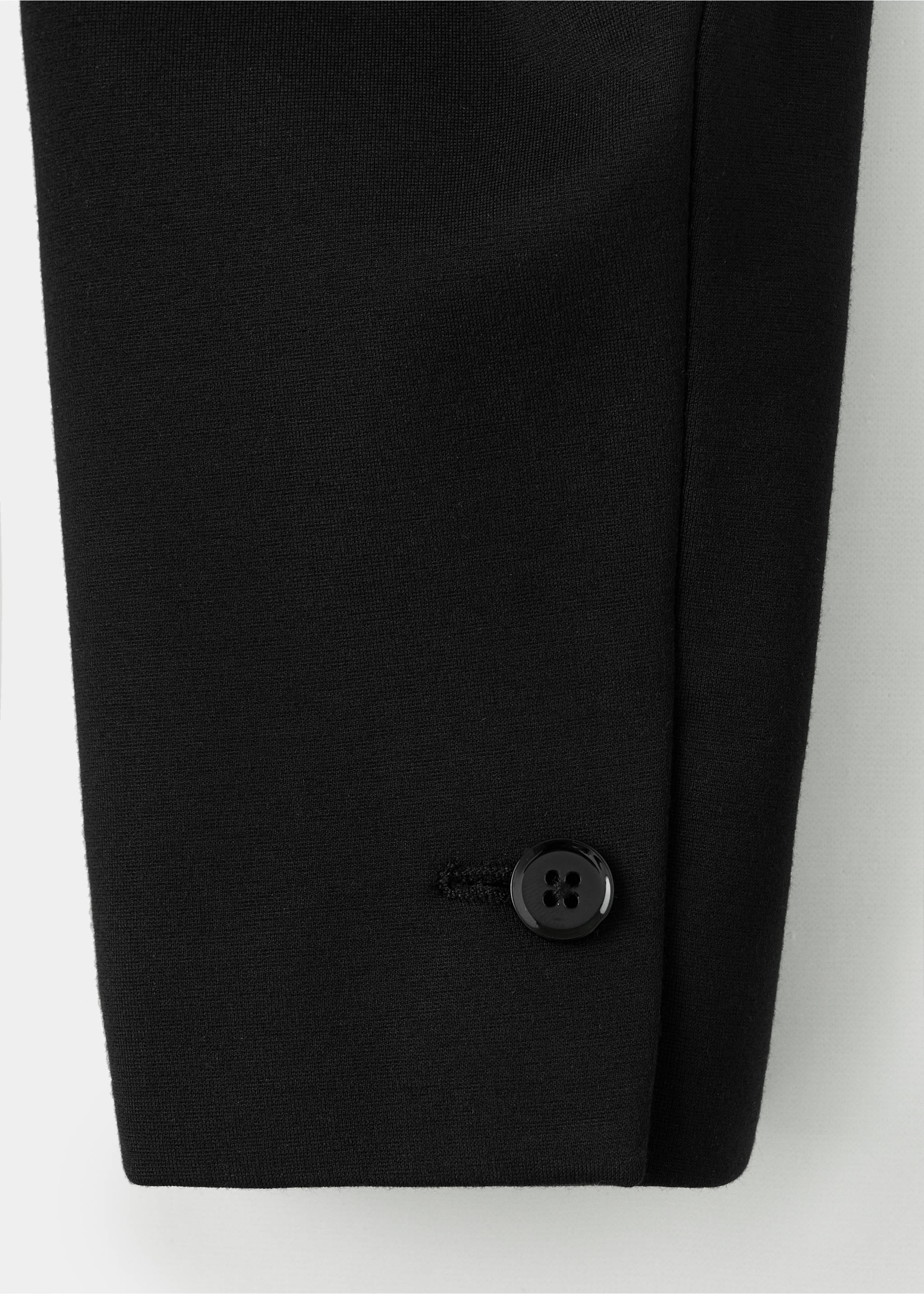 Fitted suit blazer - Details of the article 0, Black. Ref: 27091285-00.