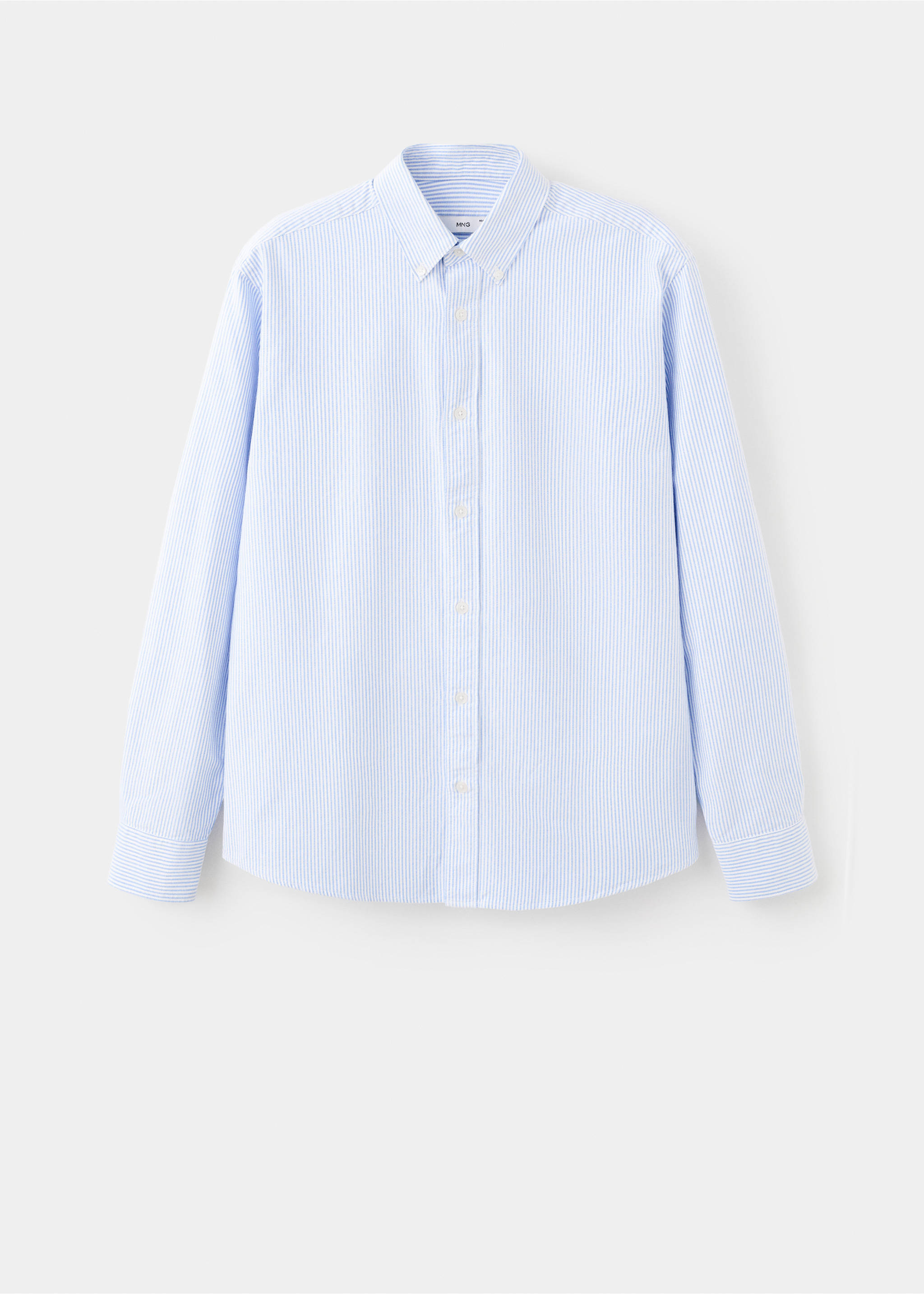 Chemise 100 % coton rayures - Article sans modèle, Bleu ciel. Ref: 27091286-00.