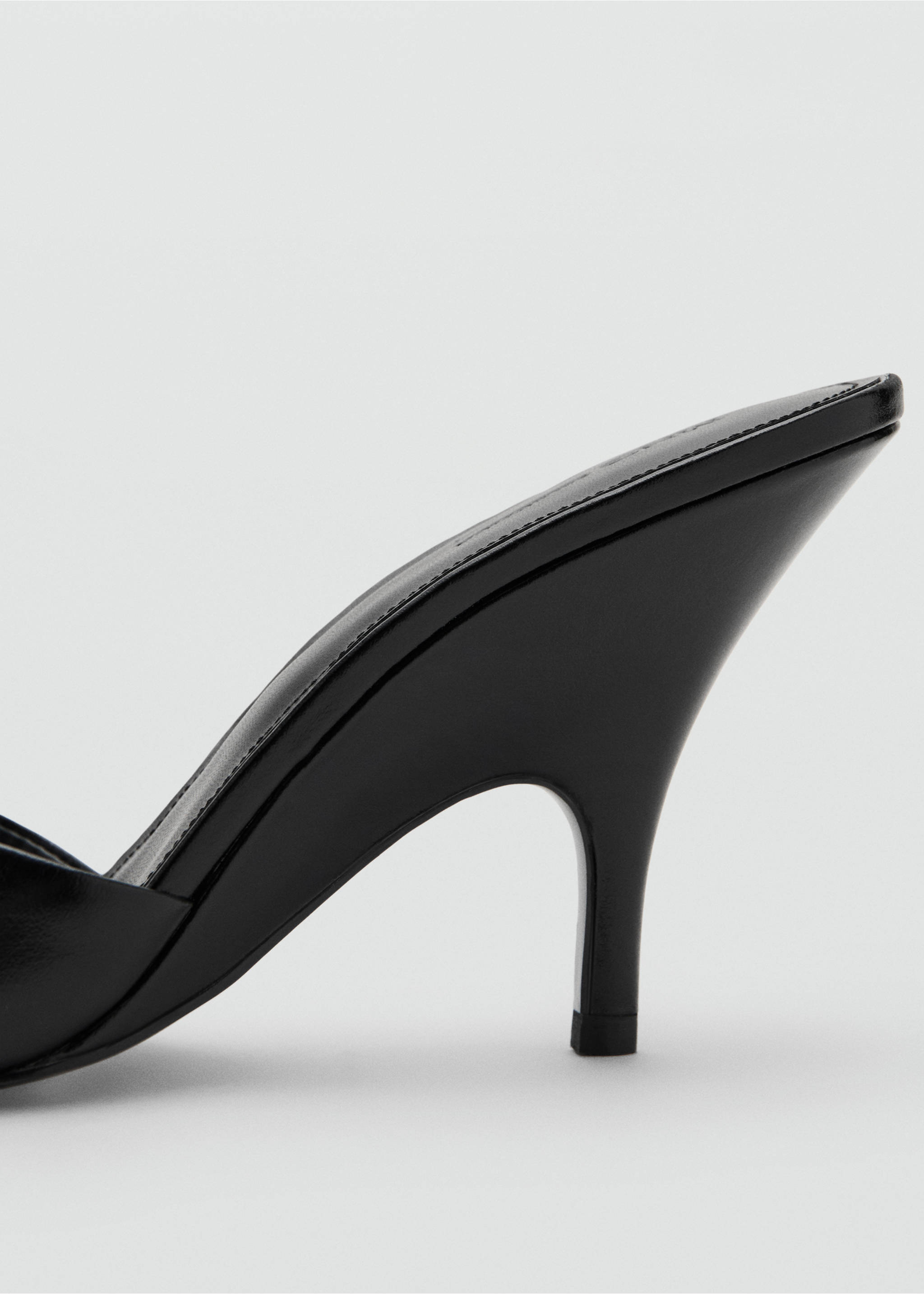 Sandàlies pell tacó falca - Detall de l'article 1, Negre. Ref: 27091289-00.