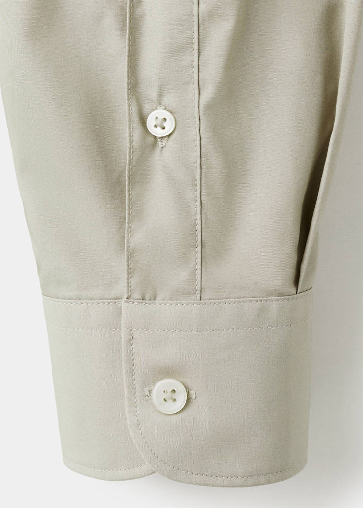Regular-fit 100% cotton shirt — Sand