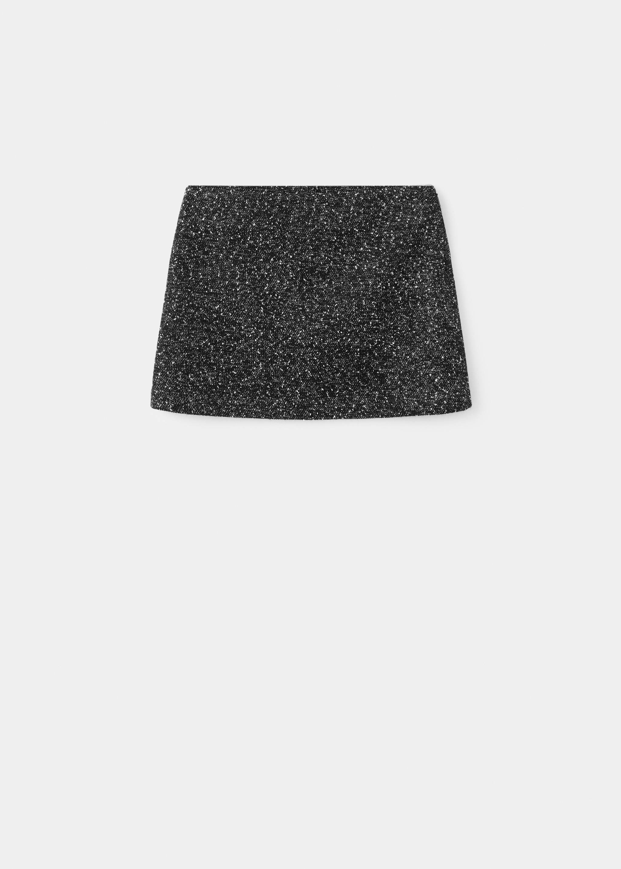 Flecked knit skirt - Article without model