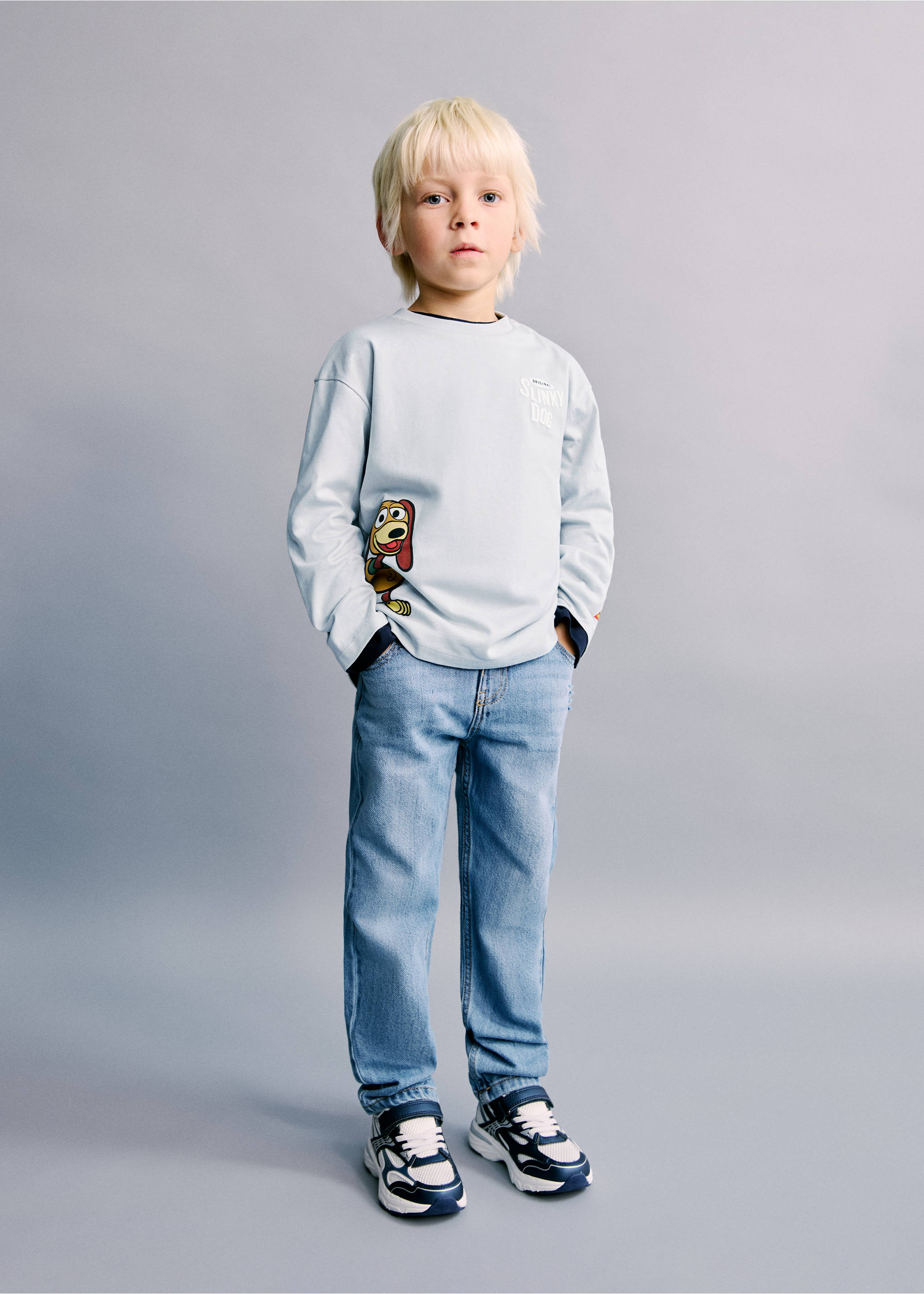 Camiseta Toy Story - Plano general, Gris. Ref: 27091299-00.