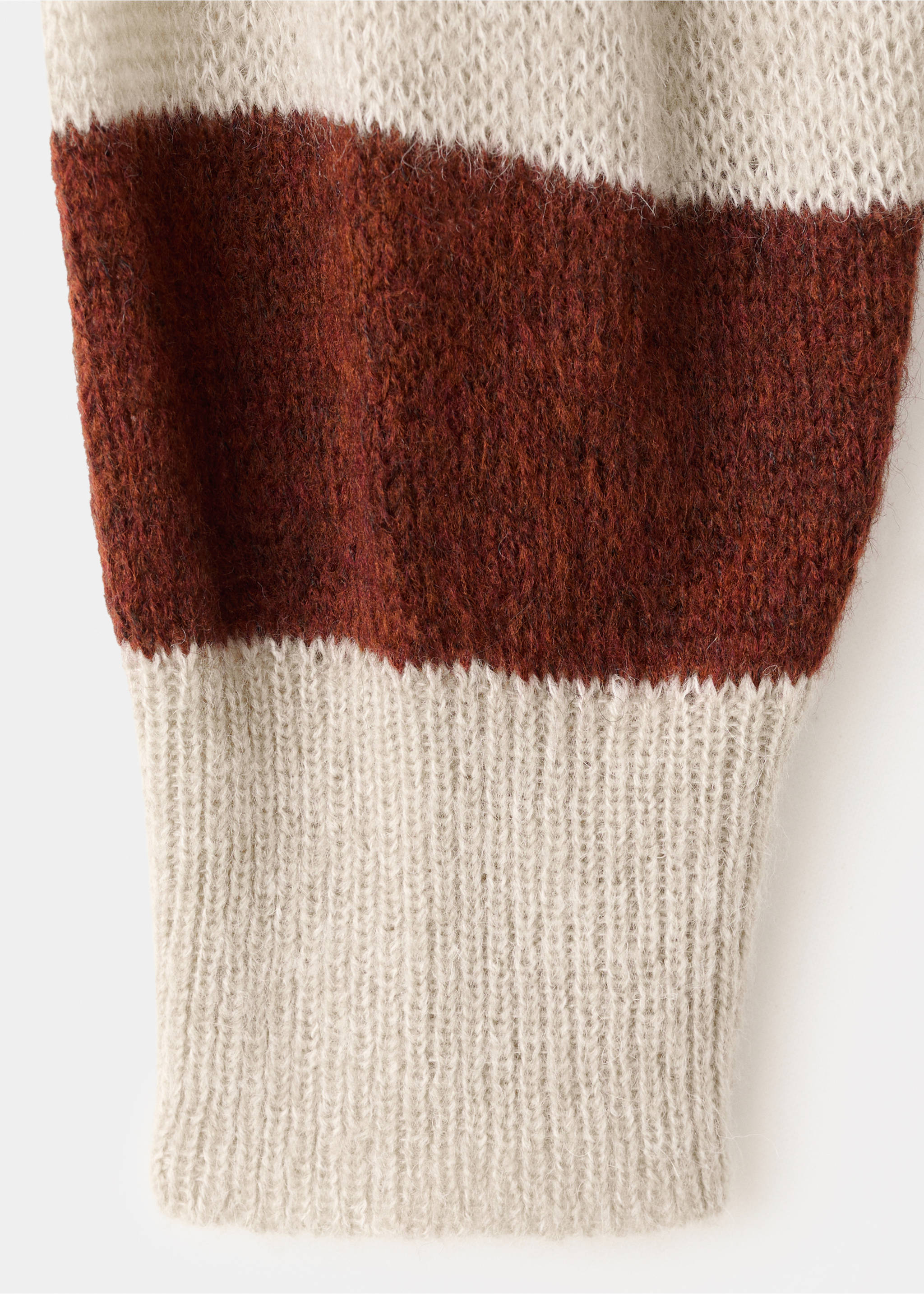 Pull-over rayures col polo - Détail de l'article 0, Gris clair/pastel. Ref: 27091306-00.