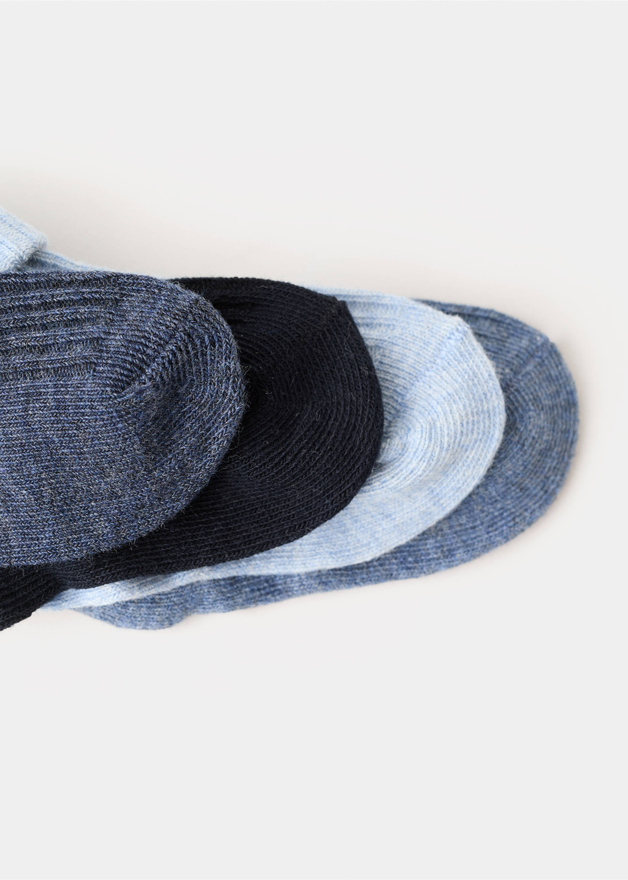 4 pack ribbed socks - Details of the article 8, Navy. Ref: 27091308-00.