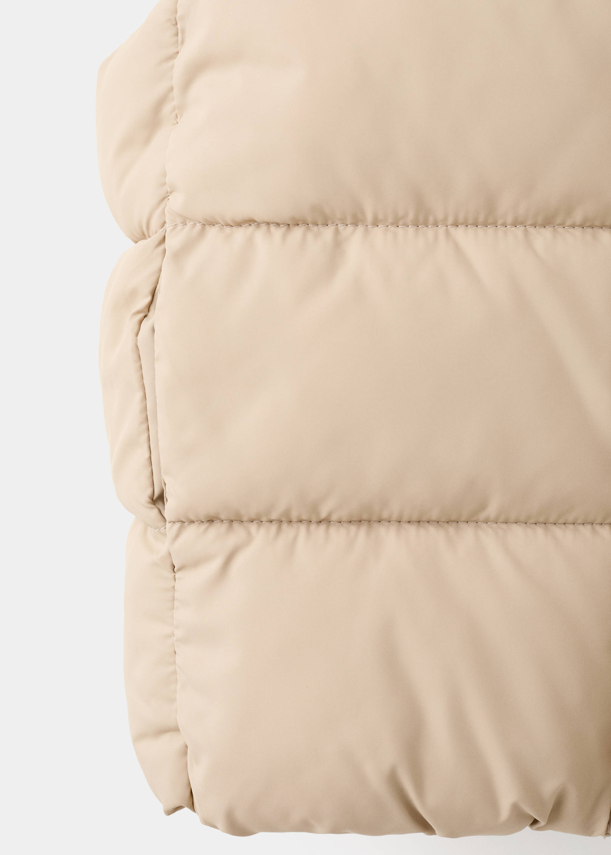 Quilted gilet with hood - Details of the article 0