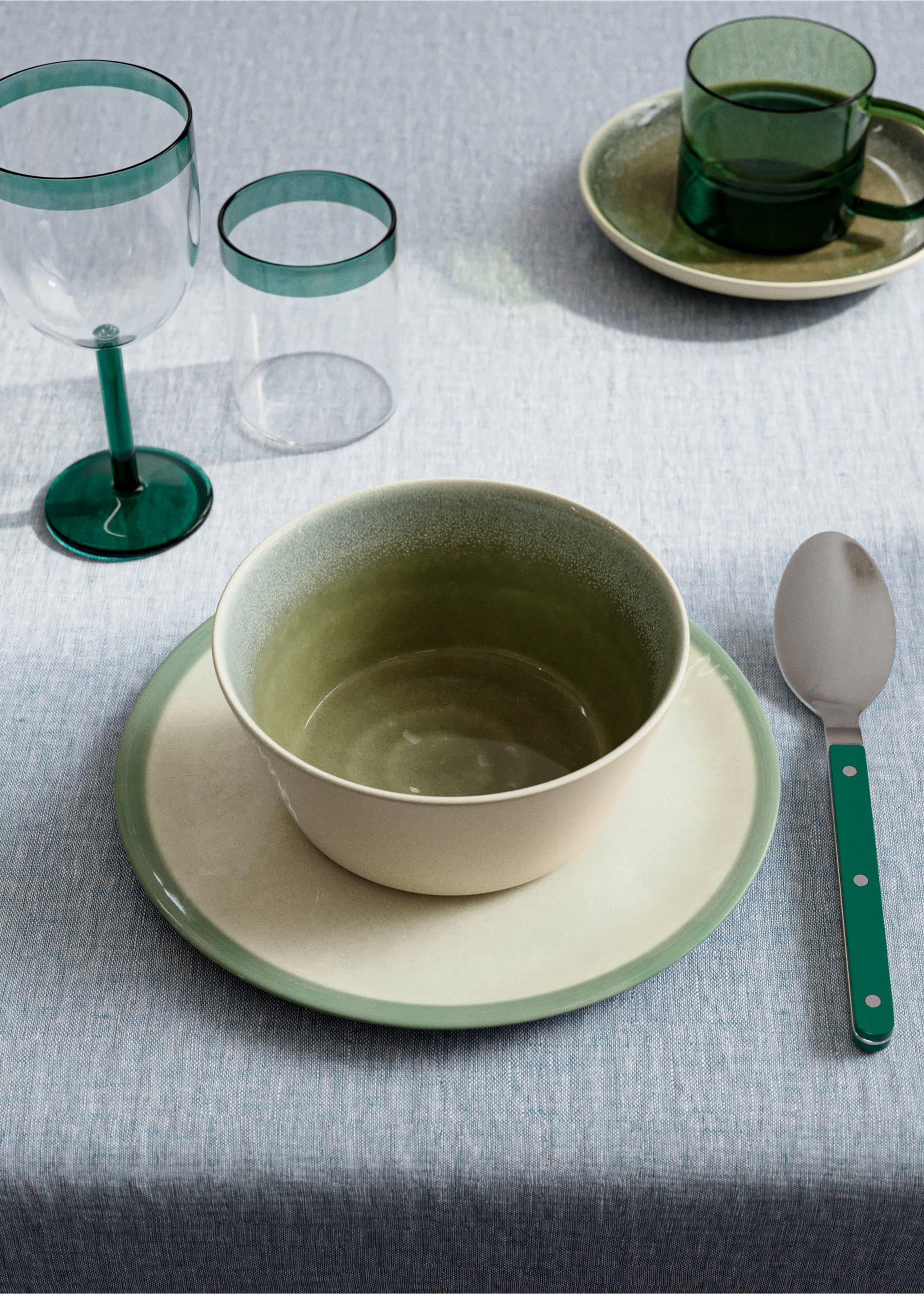 Bowl gres color degradado - Plano general, Azul petróleo. Ref: 27091312-00.