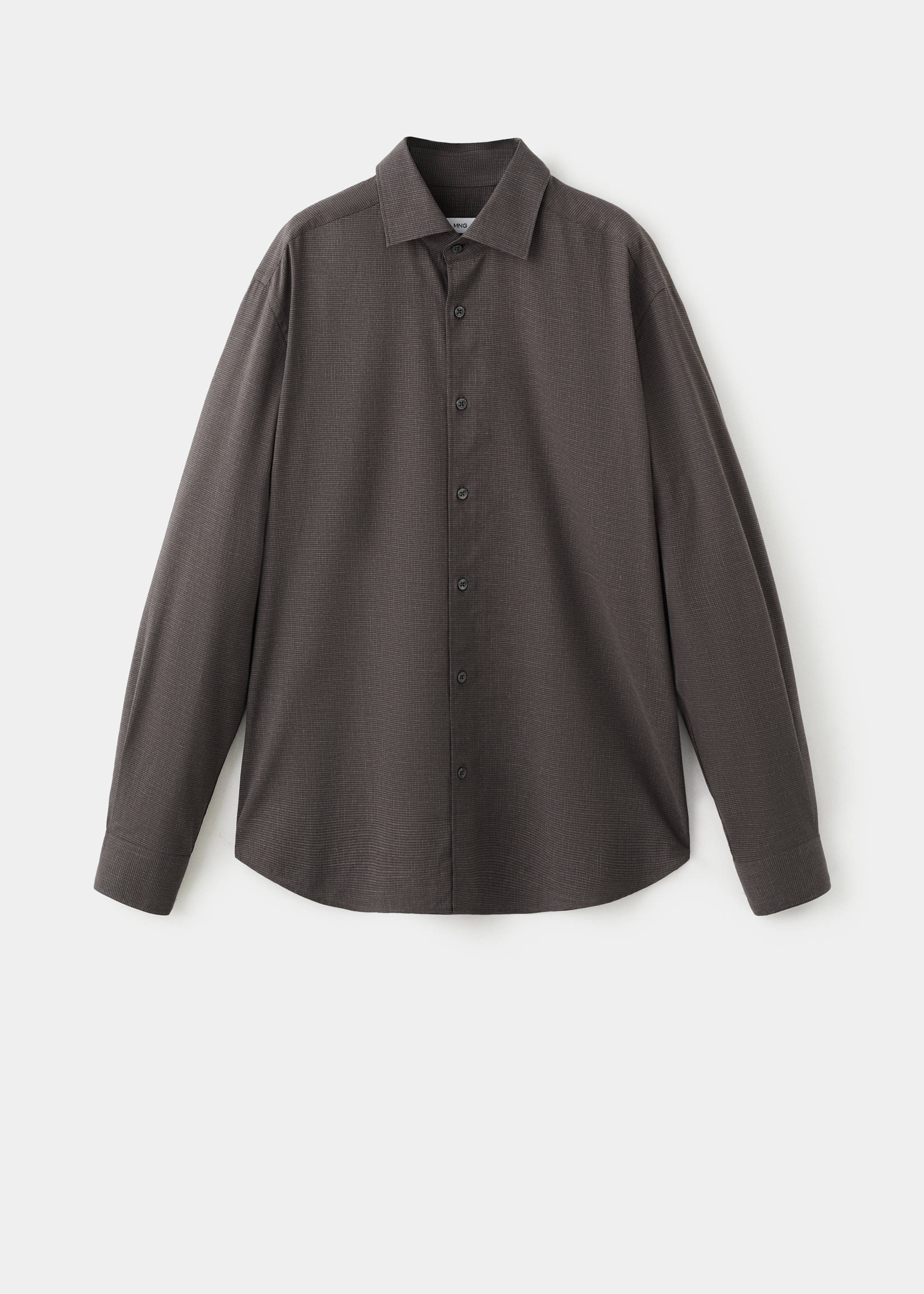 100% cotton regular-fit striped shirt - Article without model