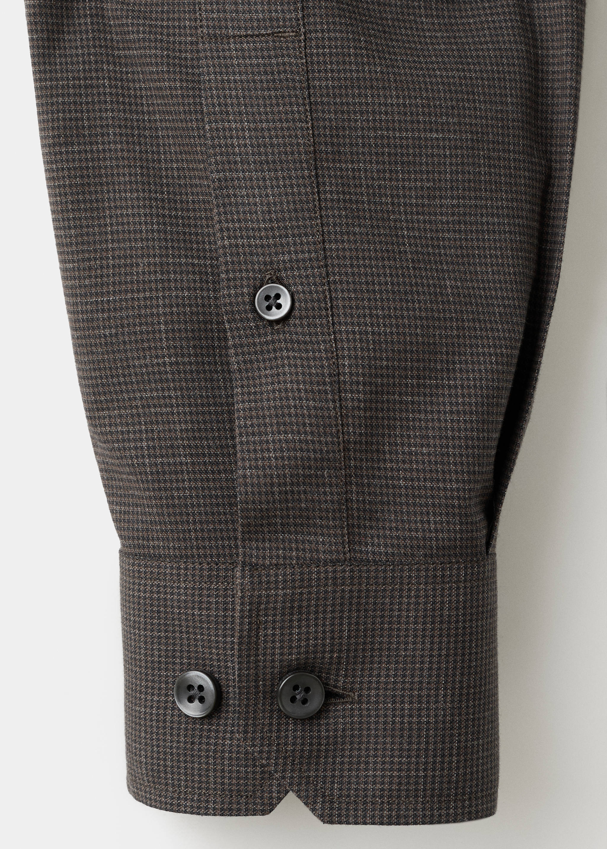 100% cotton regular-fit striped shirt - Details of the article 0