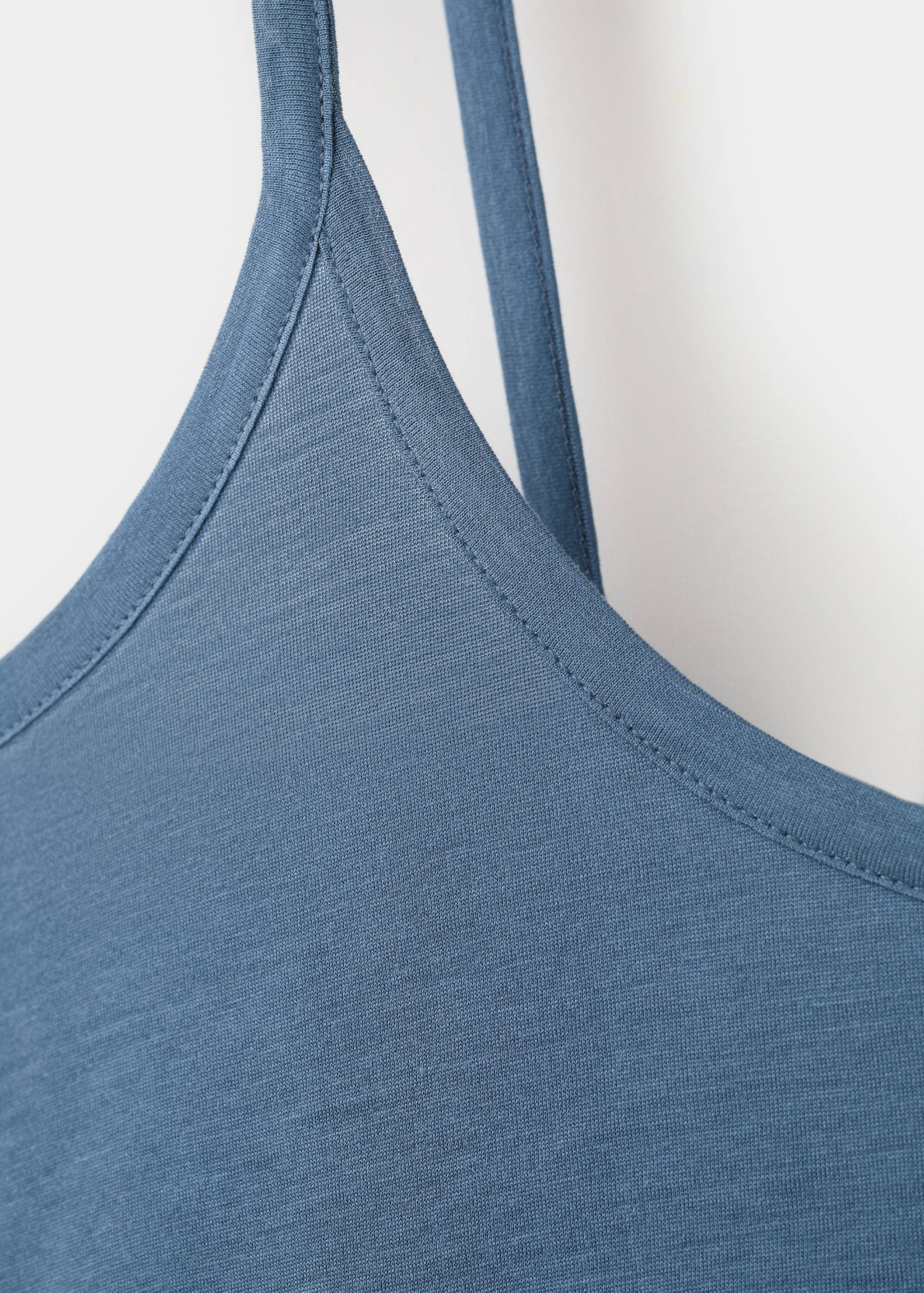 Micro-modal nightgown with straps - Details of the article 0