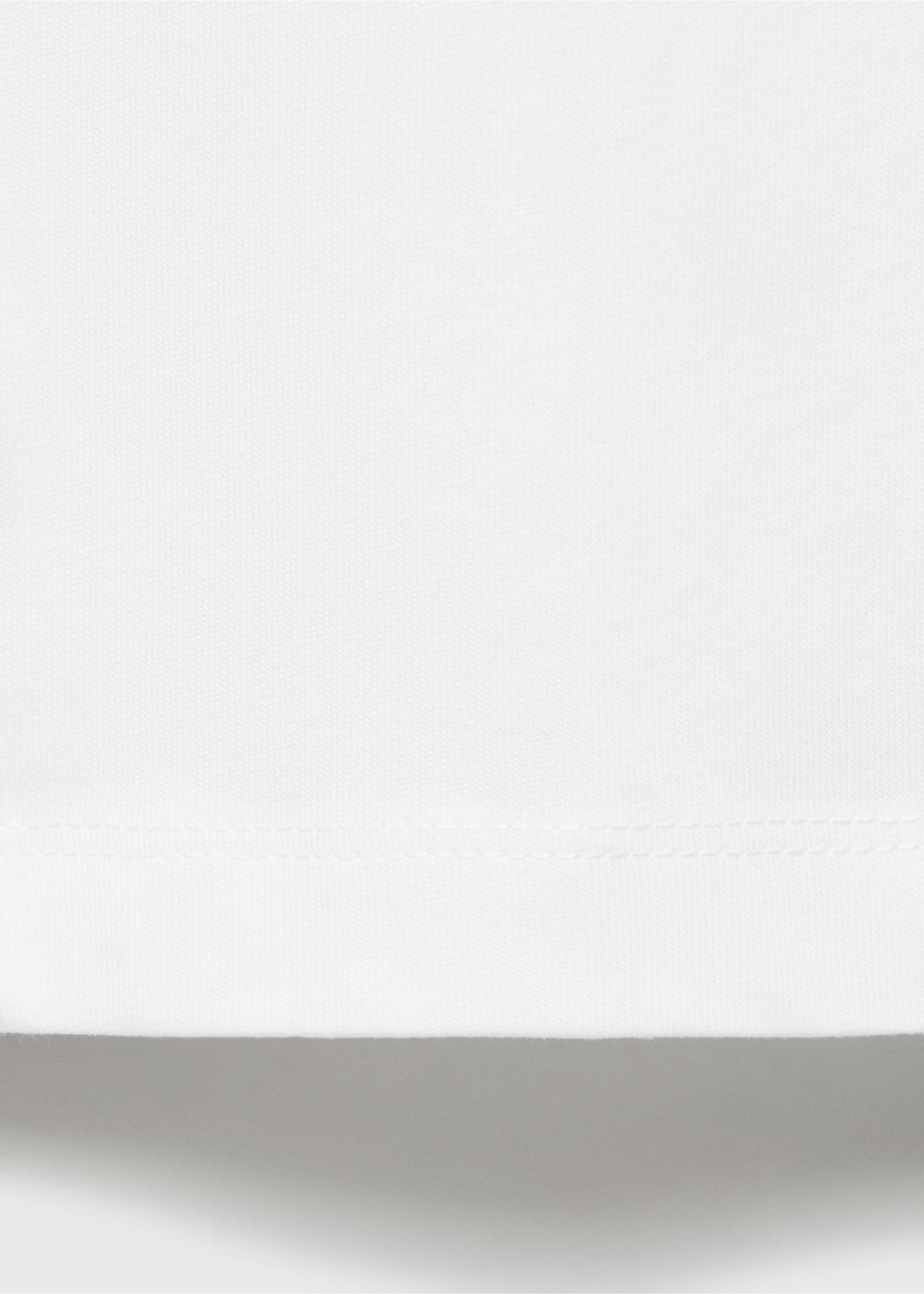 Pantaloni pijama lungi din bumbac - Detaliu al articolului 0, Alb. Ref: 27091321-00.