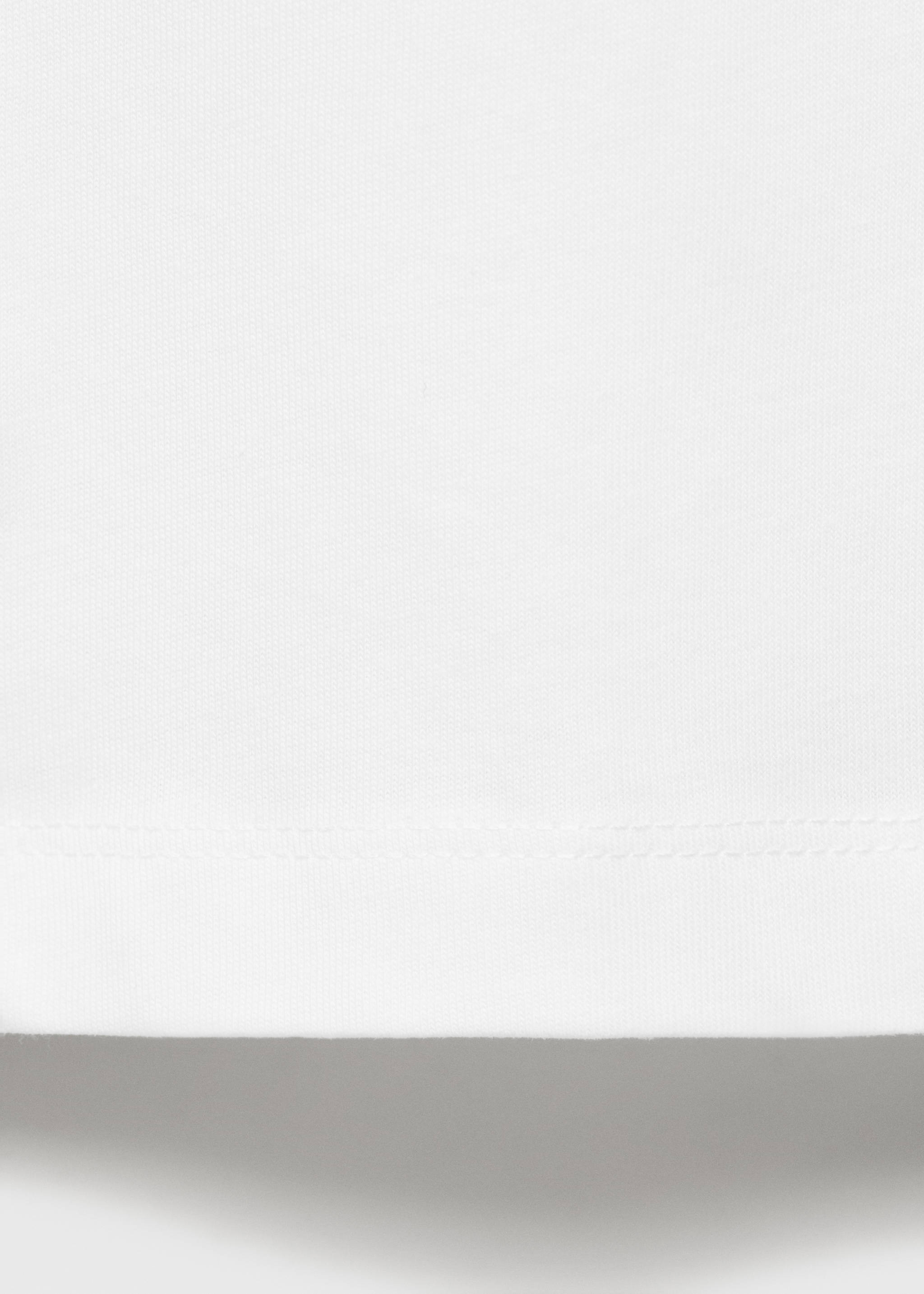 Long cotton pyjama trousers - Details of the article 0