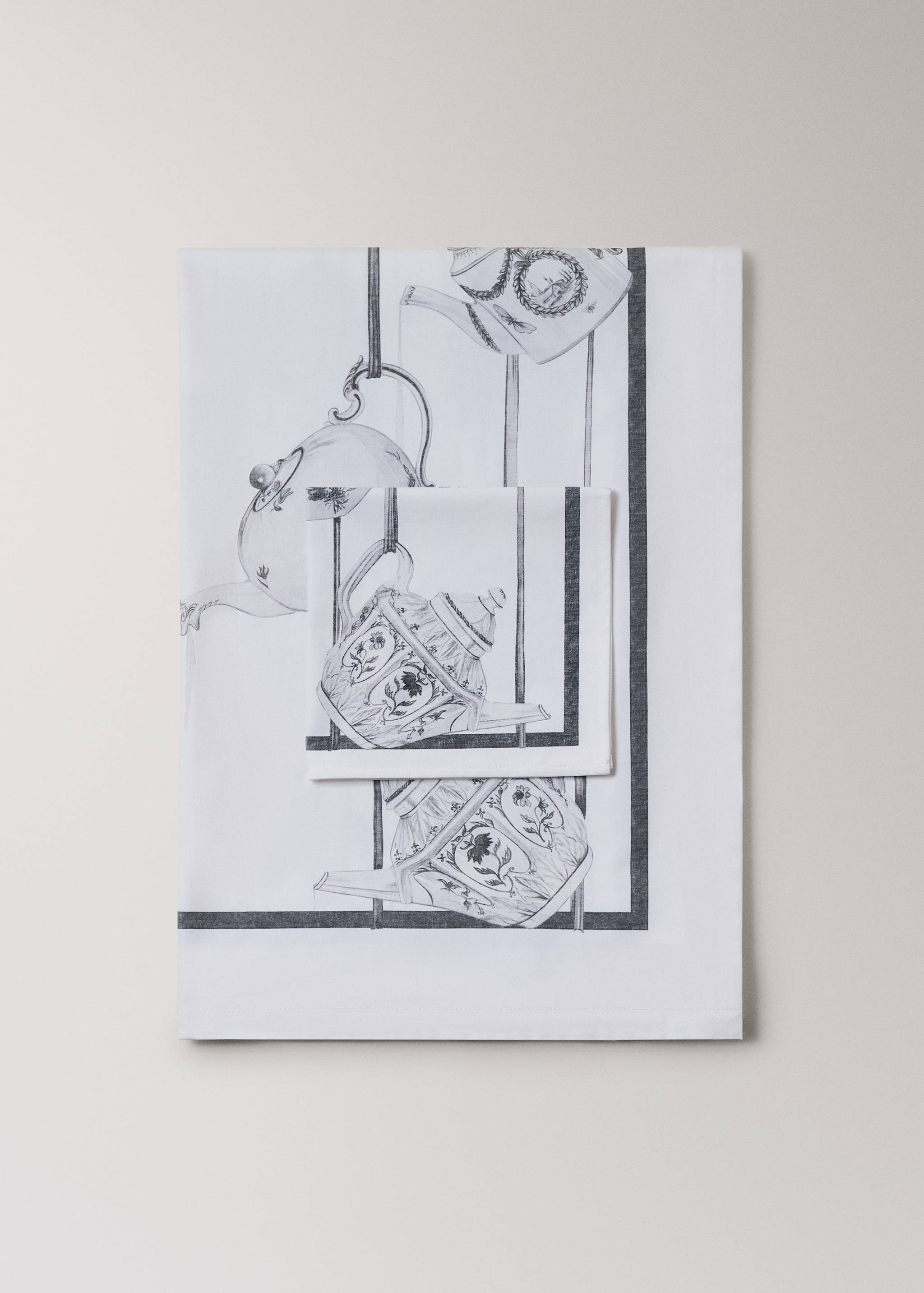 Cotton napkins with mug print - Details of the article 3