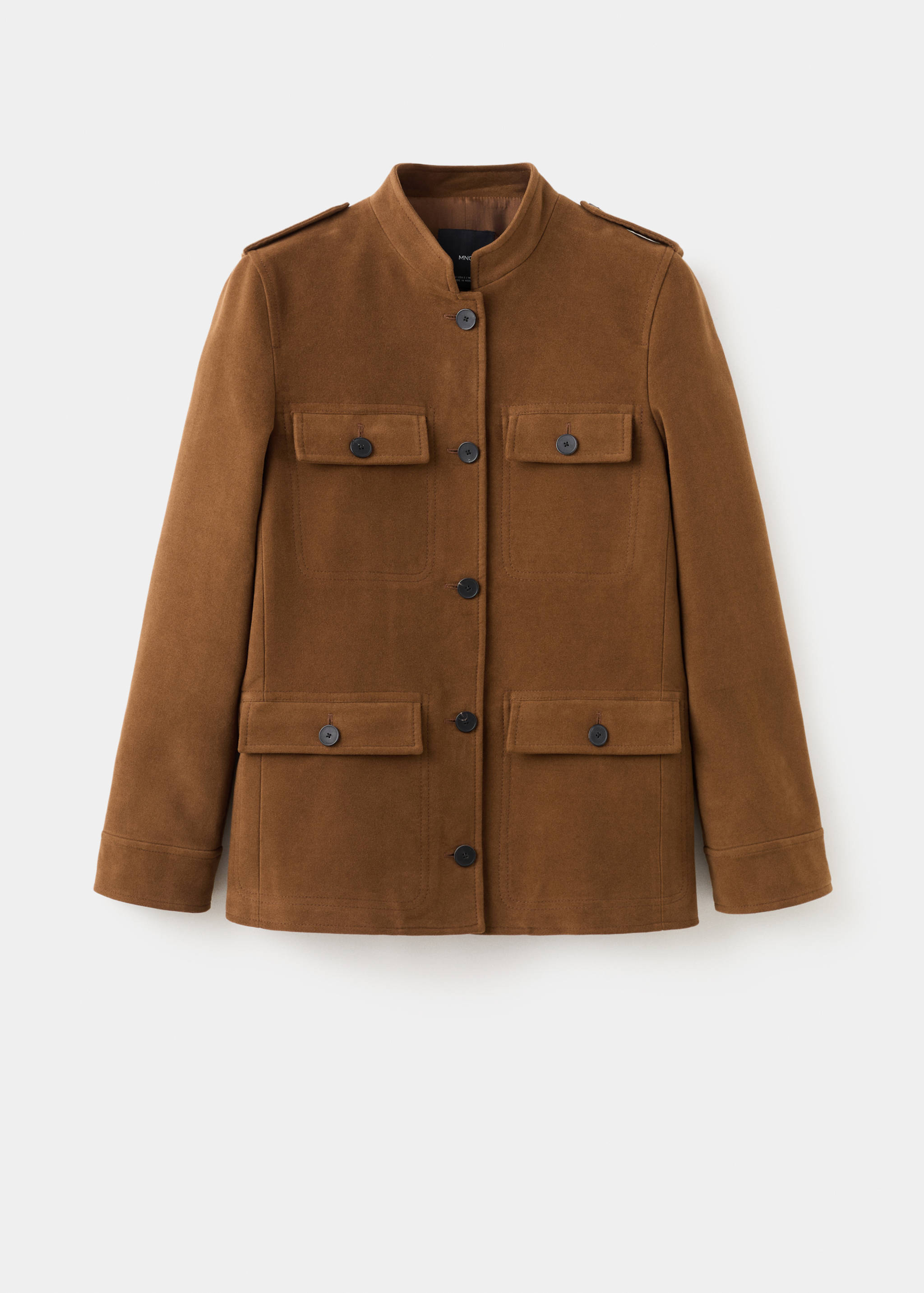 Jacke mit Stehkragen und Taschen - Artikel ohne Model