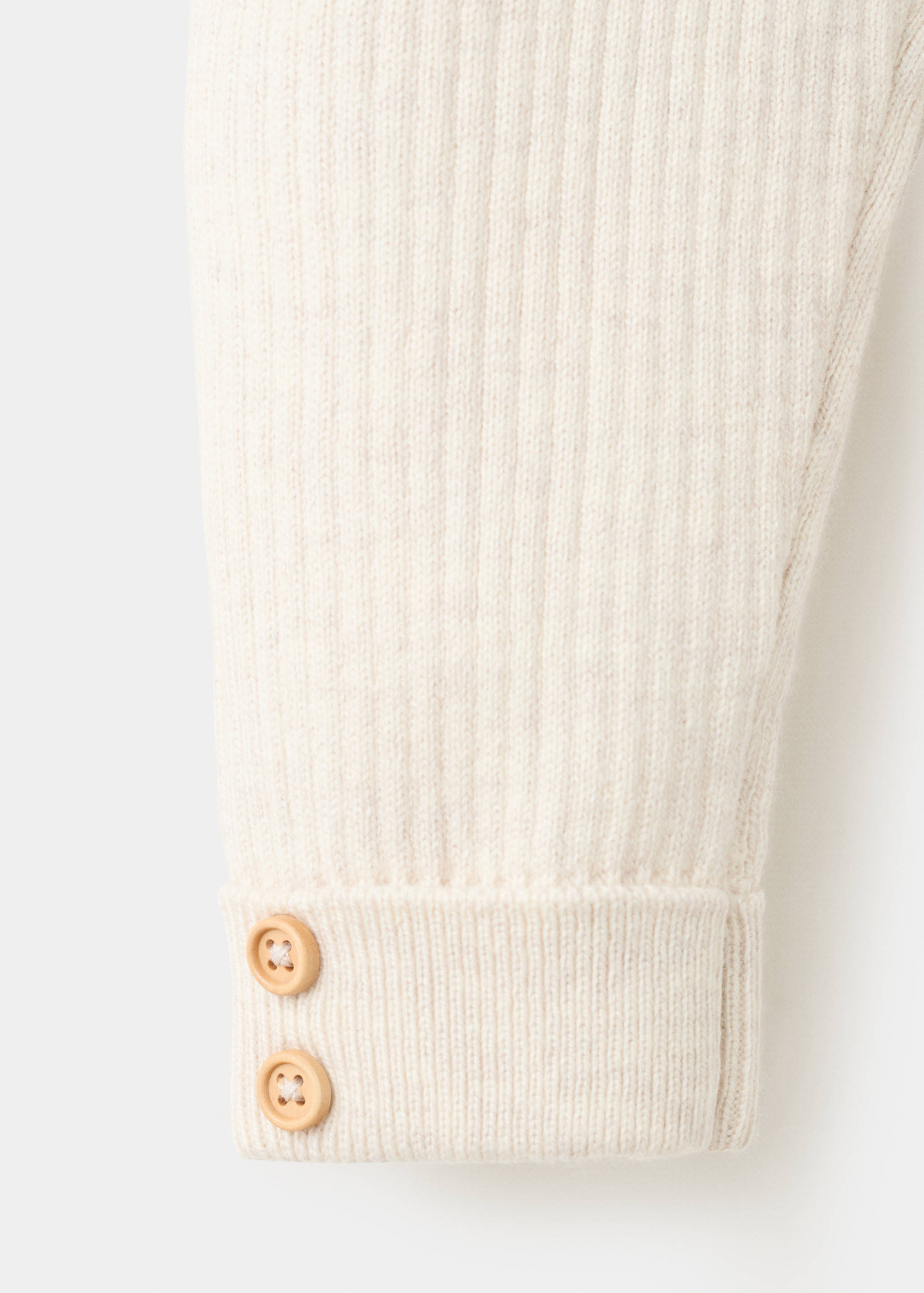 Ribbed knitted leggings - Details of the article 0