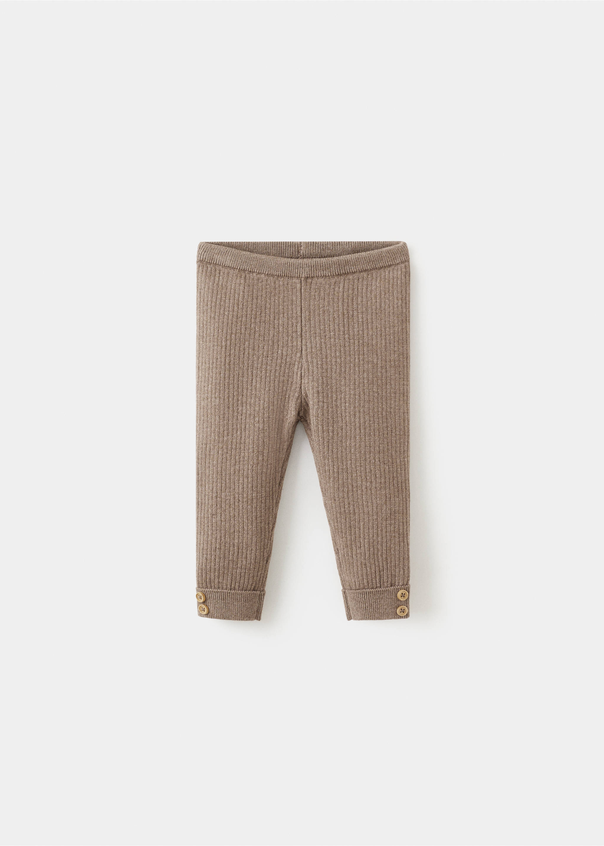 Leggings punt canalé - Article sense model, Marró mitjà. Ref: 27091331-00.