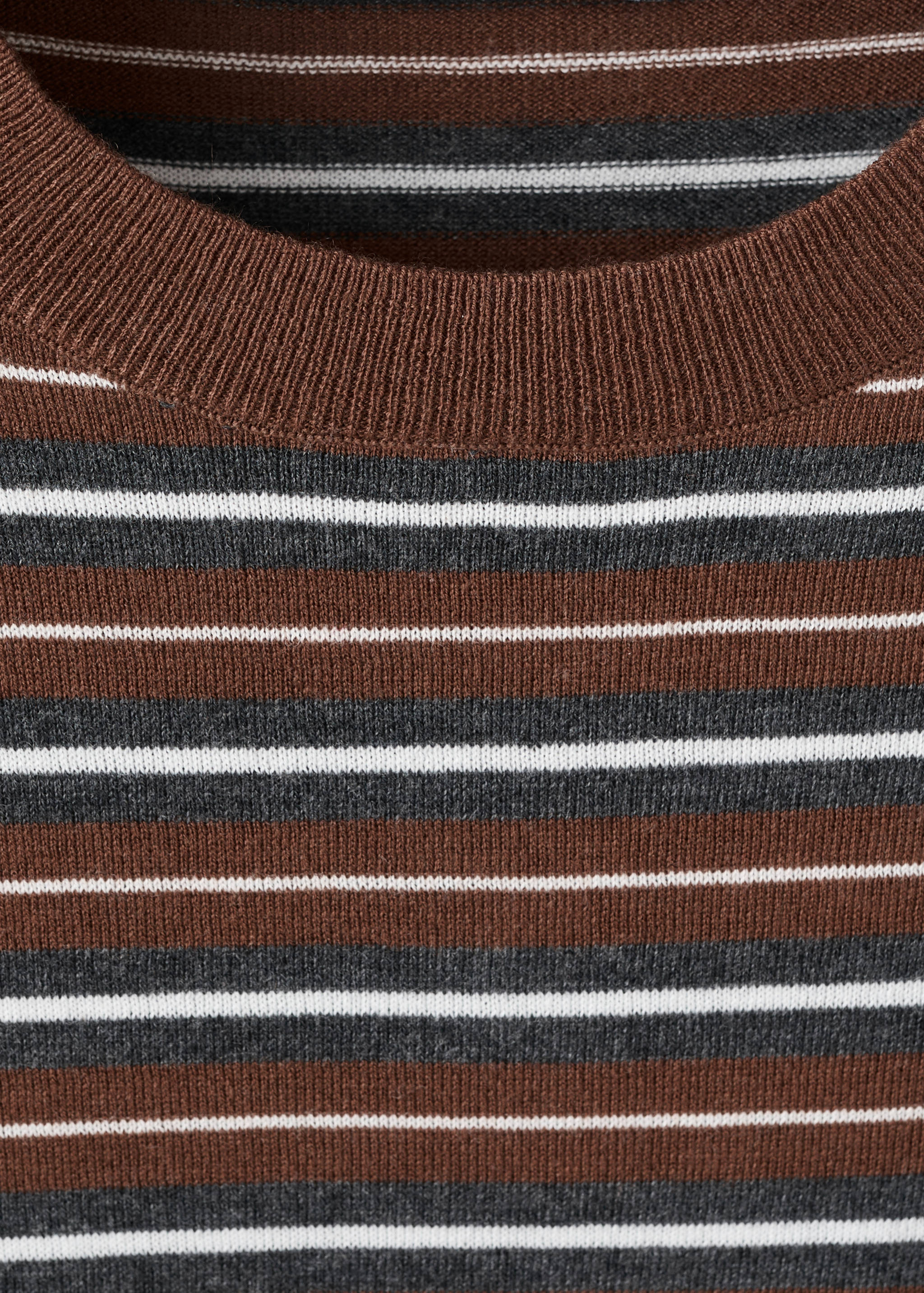 Knit striped sweater - Details of the article 0