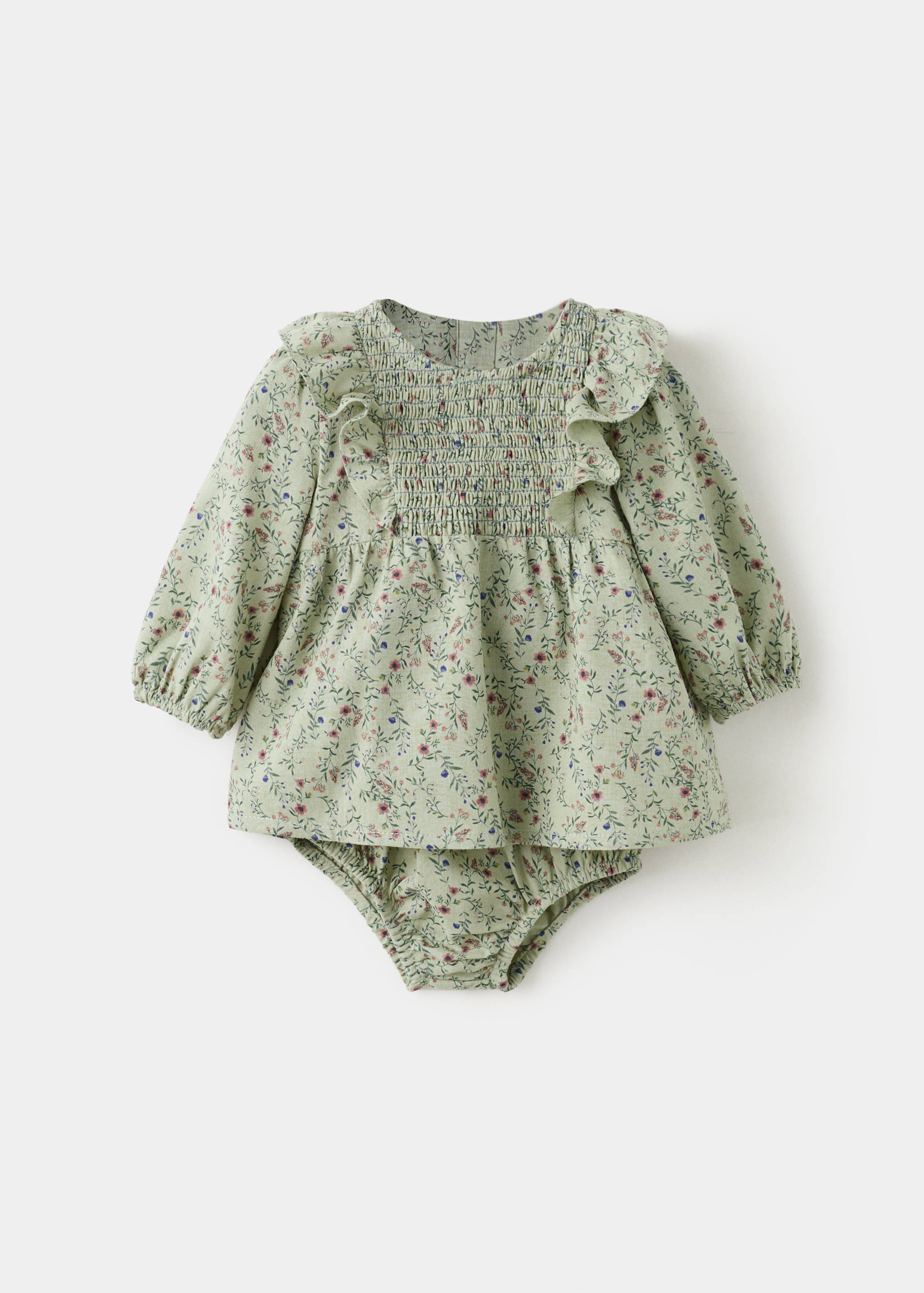 Floral dress and diaper cover - Article without model
