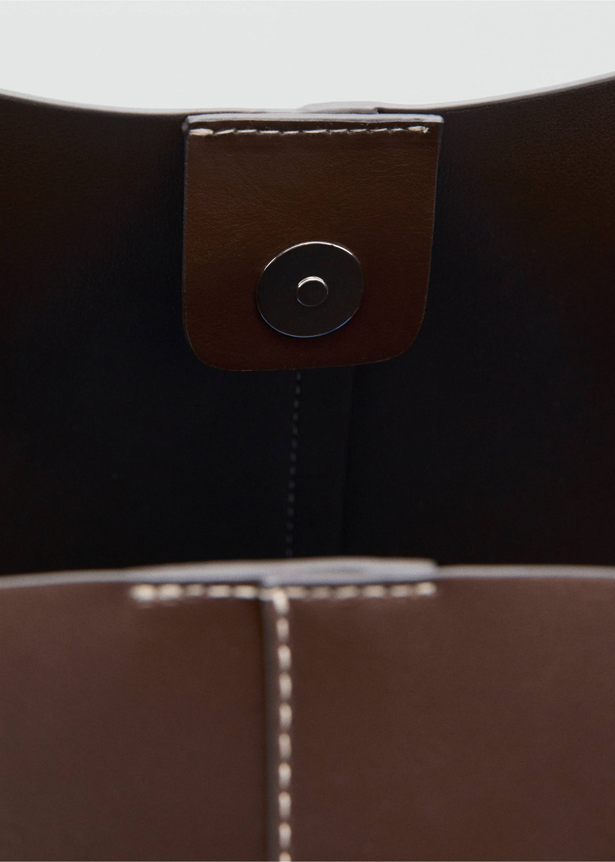 Sac cabas anse double - Détail de l'article 3, Marron. Ref: 27091336-00.