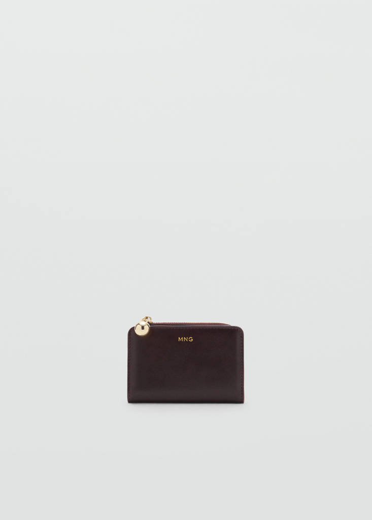 Mini-bead small purse — Chocolate