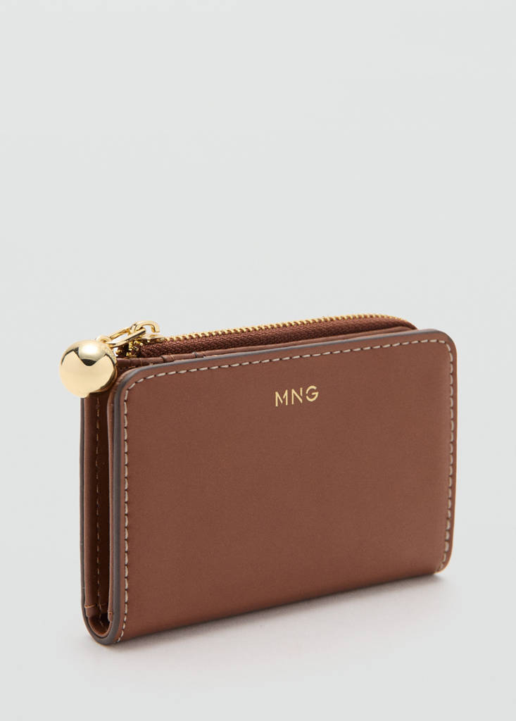 Mini-bead small purse — Leather