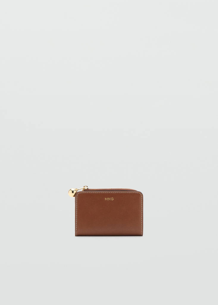 Mini-bead small purse — Leather