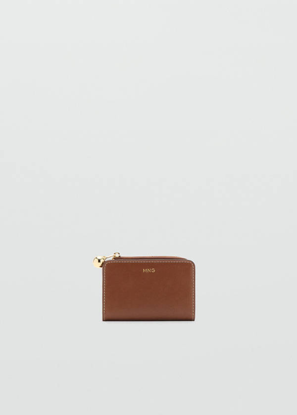 Mini-bead small purse — Leather