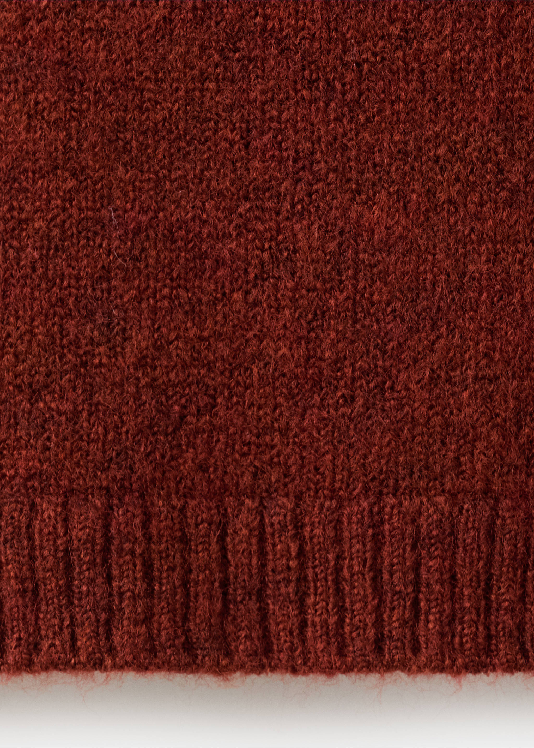 Pull en maille à manches courtes - Détail de l'article 0, Orange brûlé. Ref: 27091341-00.