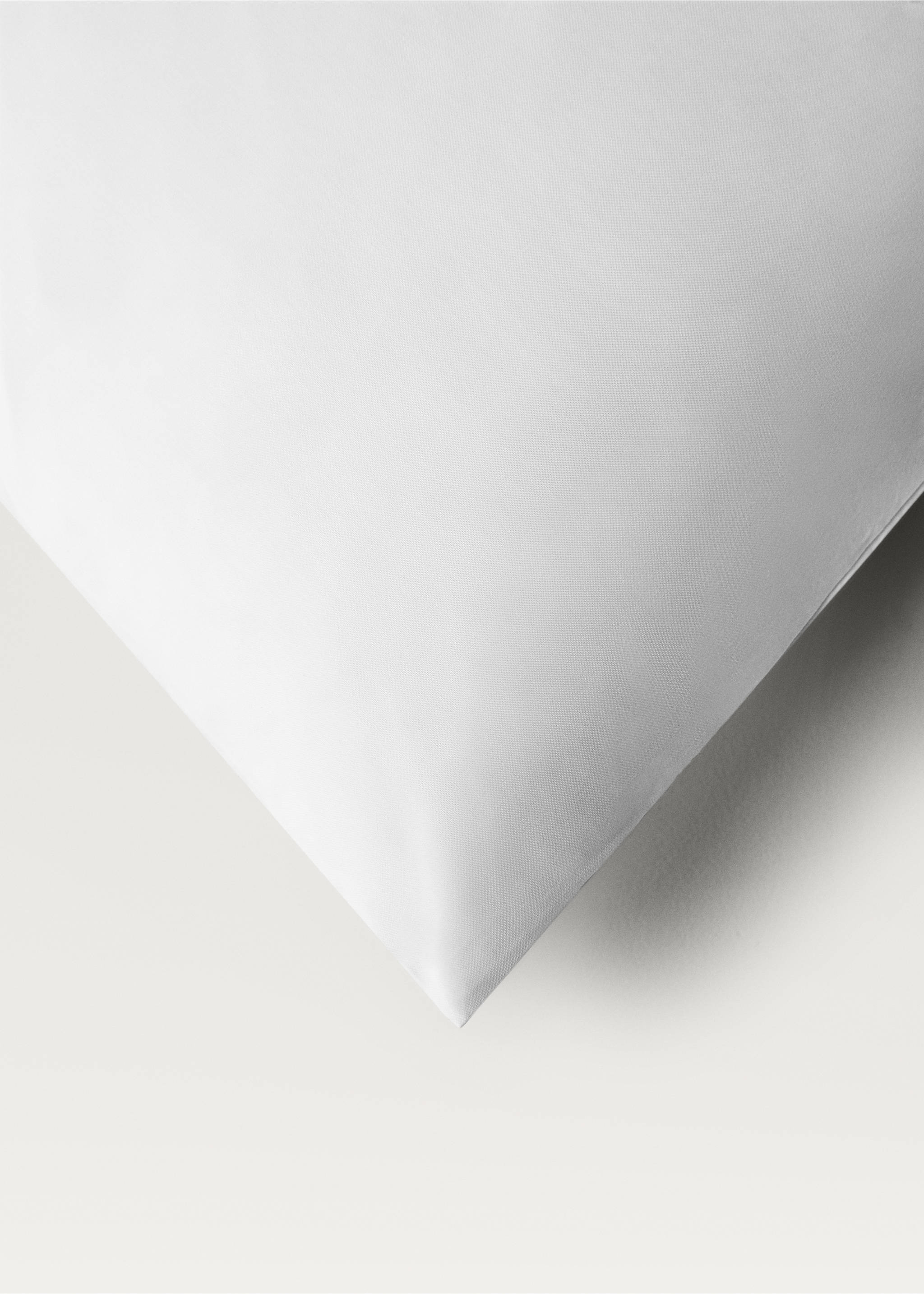 Tencel pillow protector 50x75 cm - Details of the article 3, White. Ref: 27091344-00.