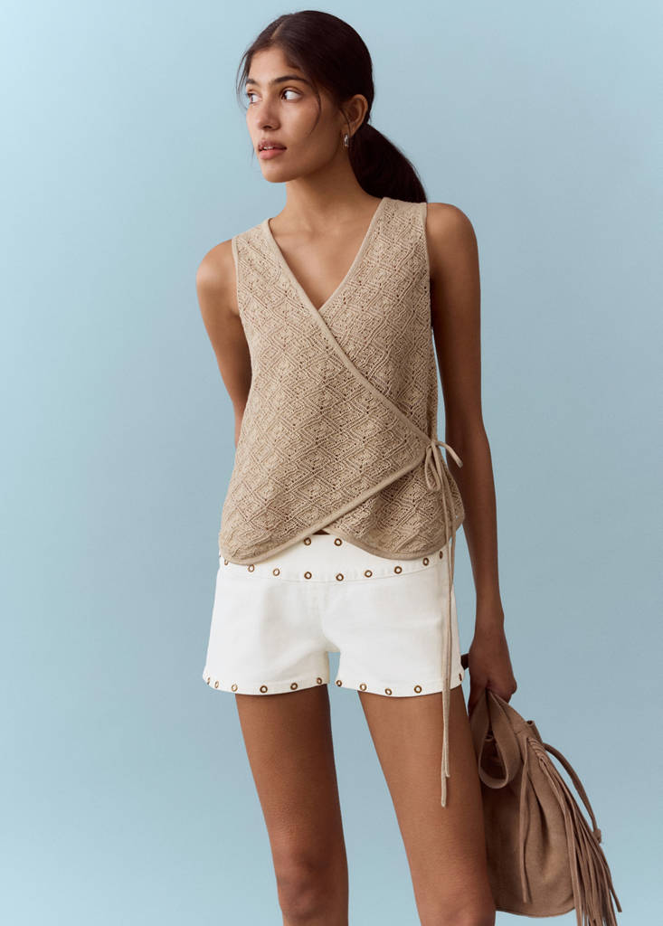 Studded mini shorts — Off White