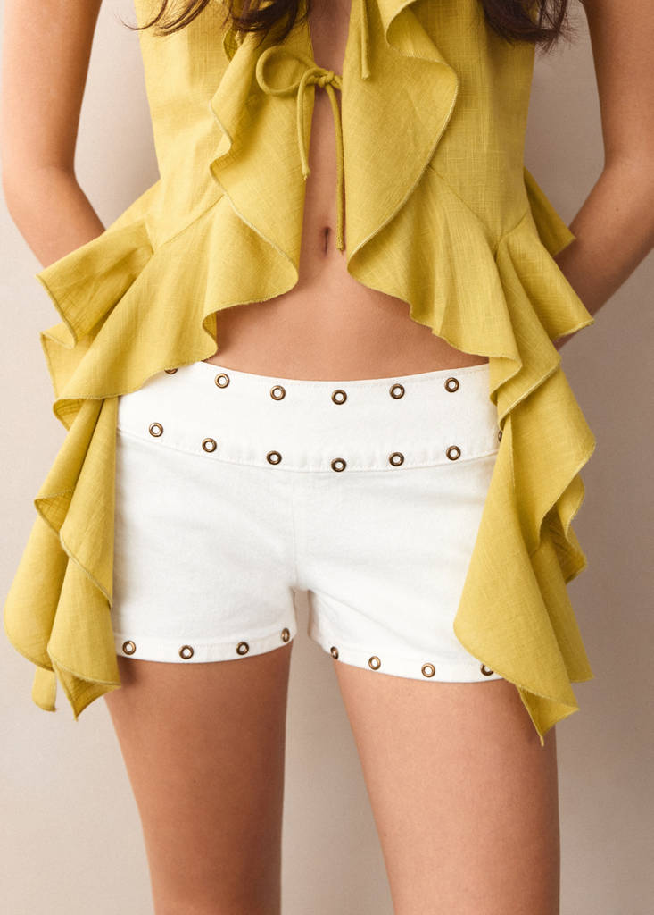 Studded mini shorts — Off White