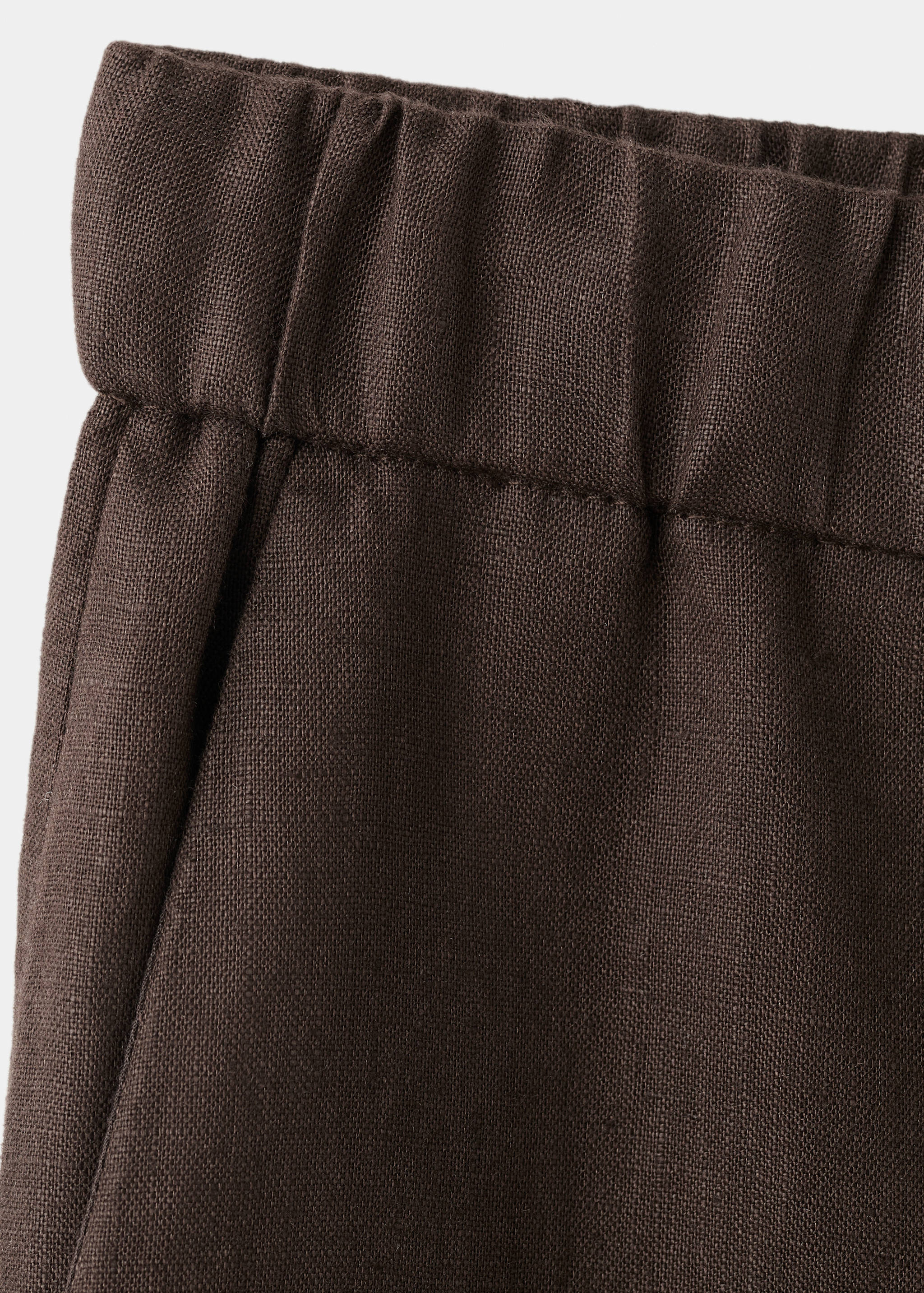 Linen trousers with buttons - Details of the article 0