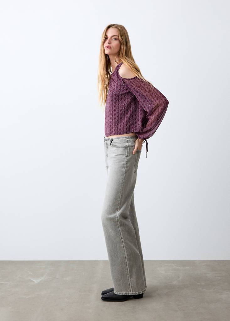 Low waist jeans — Denim Grey