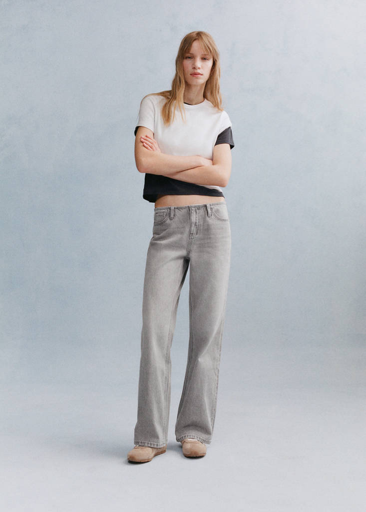 Low waist jeans — Denim Grey