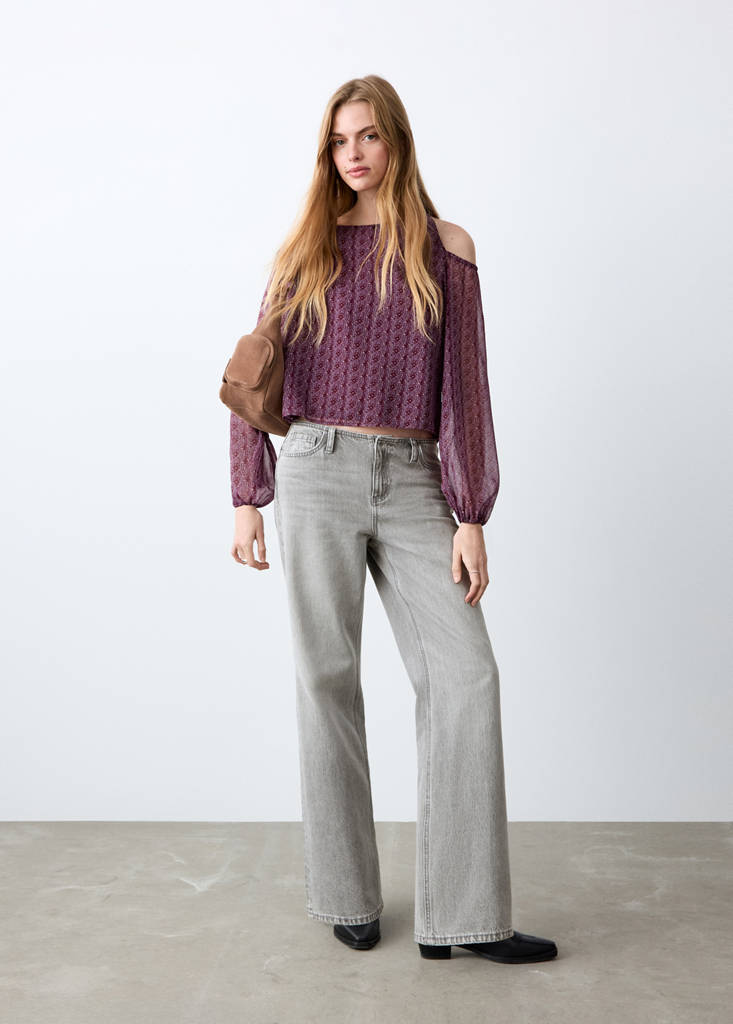 Low waist jeans — Denim Grey