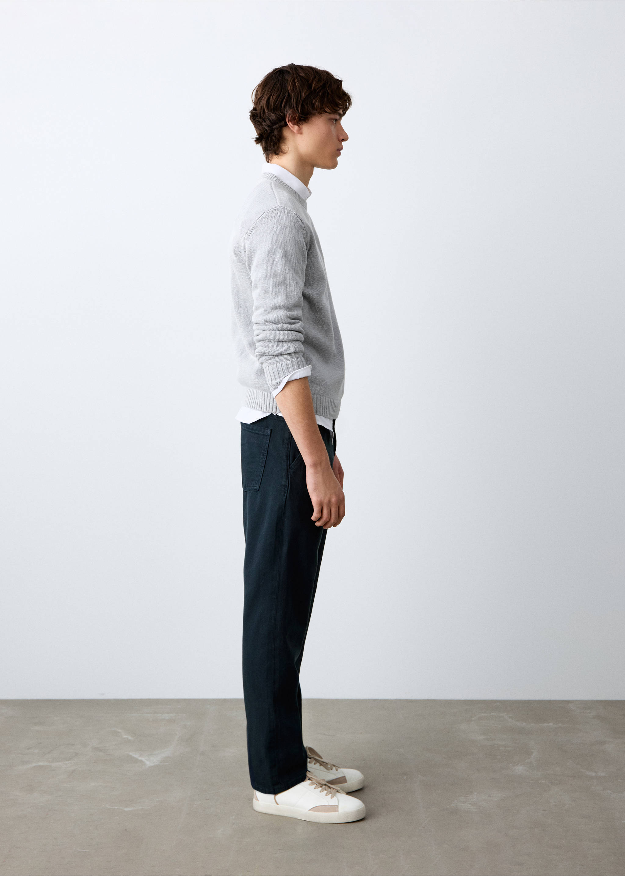 Regular-fit jeans - Medium plane, Navy. Ref: 27091517-00.