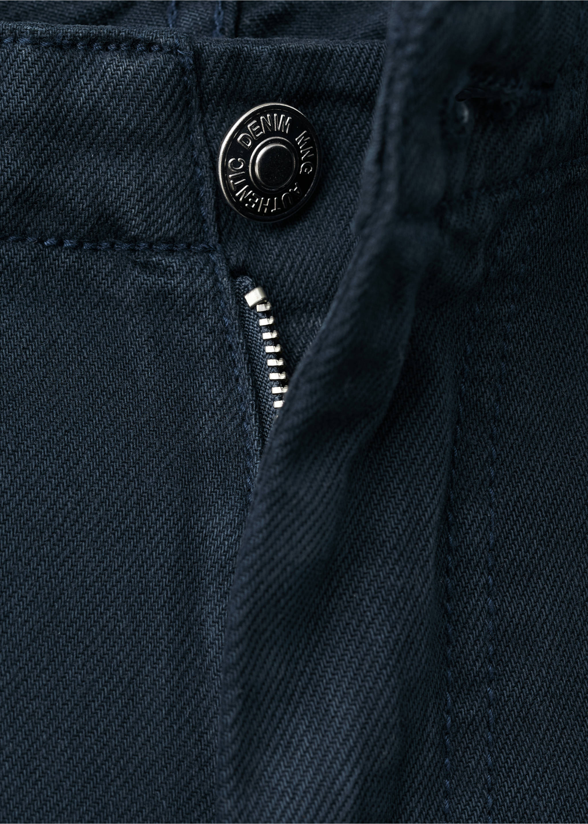 Regular-fit jeans - Details of the article 8, Navy. Ref: 27091517-00.