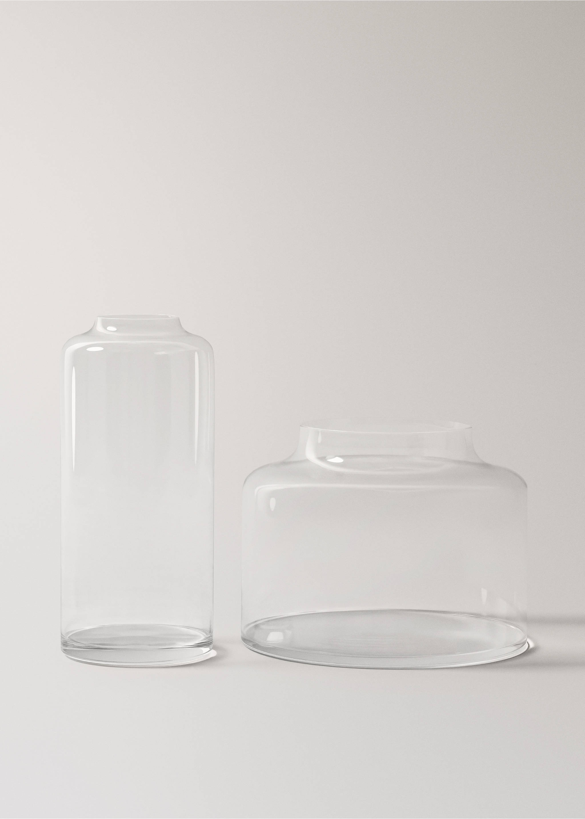 Mały wazon ze szkła - Szczegóły artykułu 3, Lodowy szary. Ref: 27091518-00.