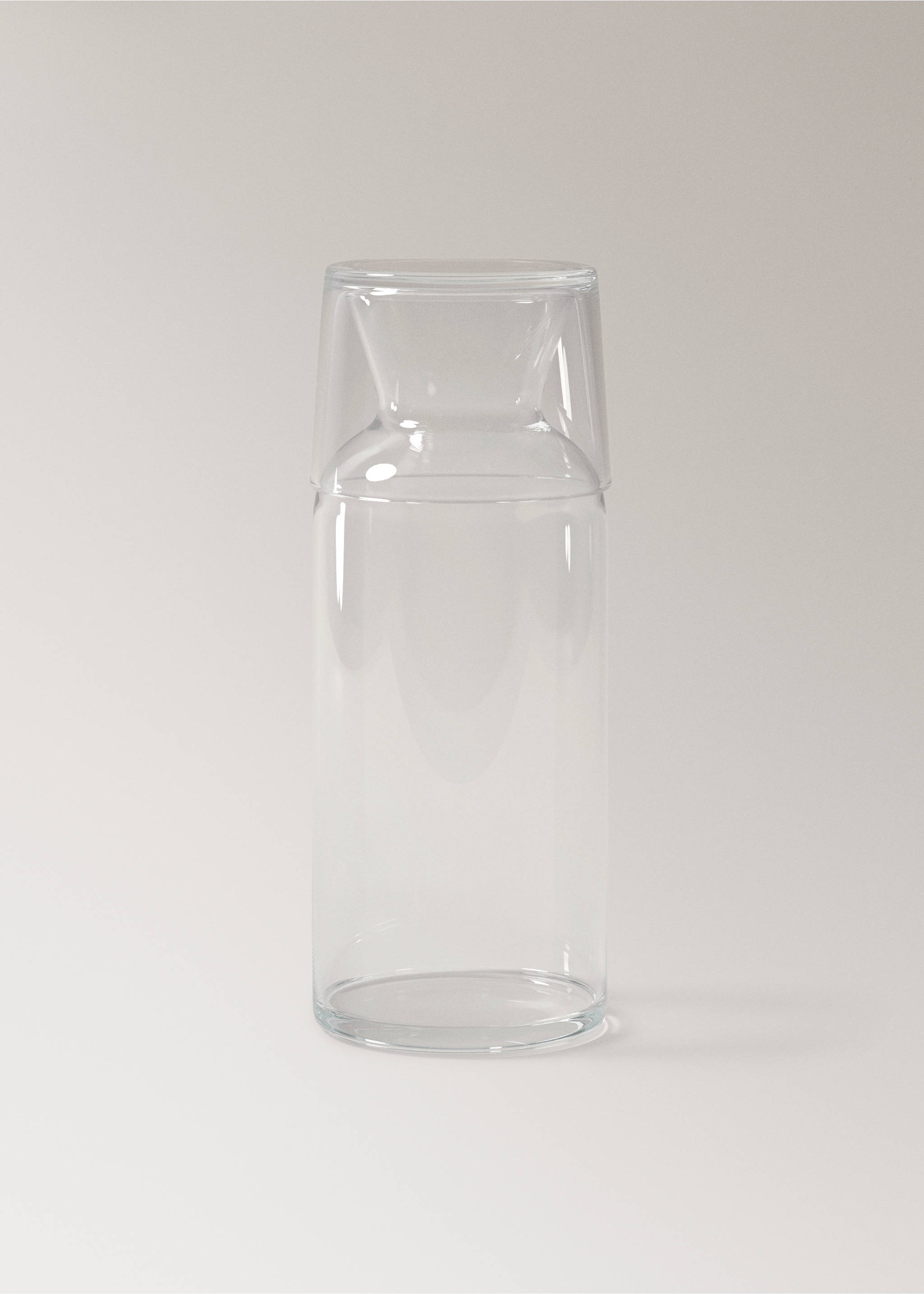 Borosilicate jug with lid - Article without model, Ice Grey. Ref: 27091523-00.