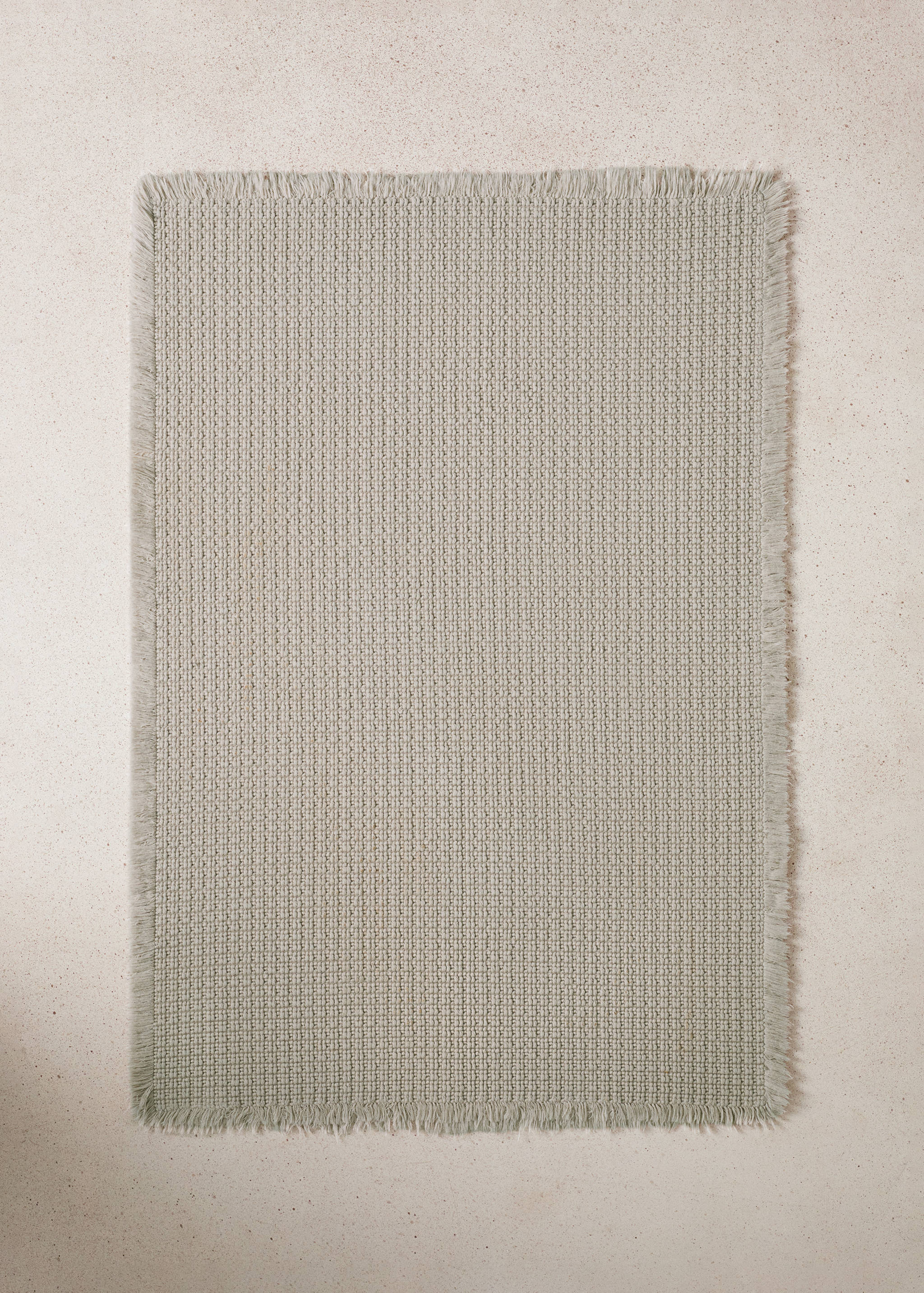 Cotton waffle bath rug - General plane