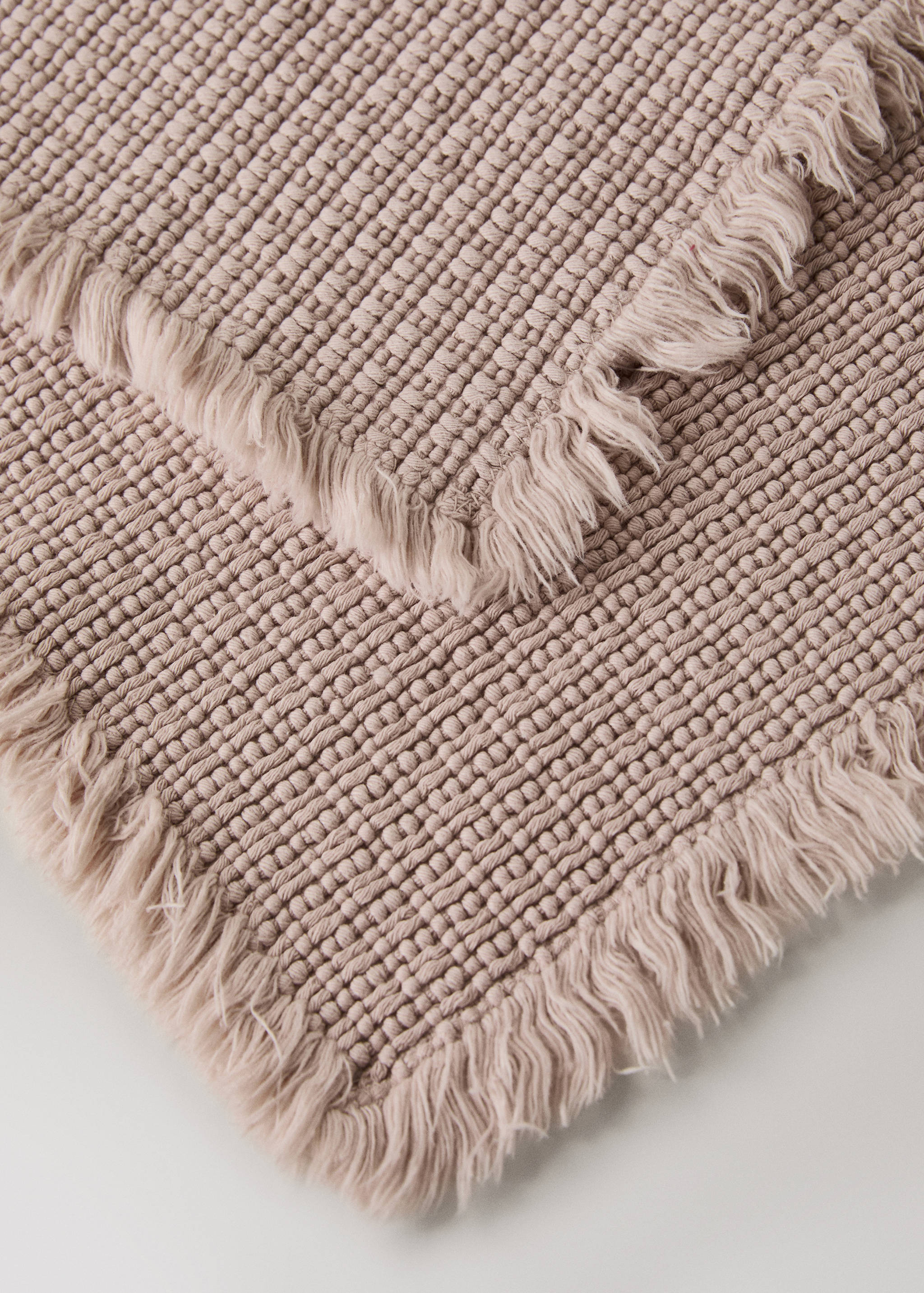 Cotton waffle bath rug - Details of the article 2