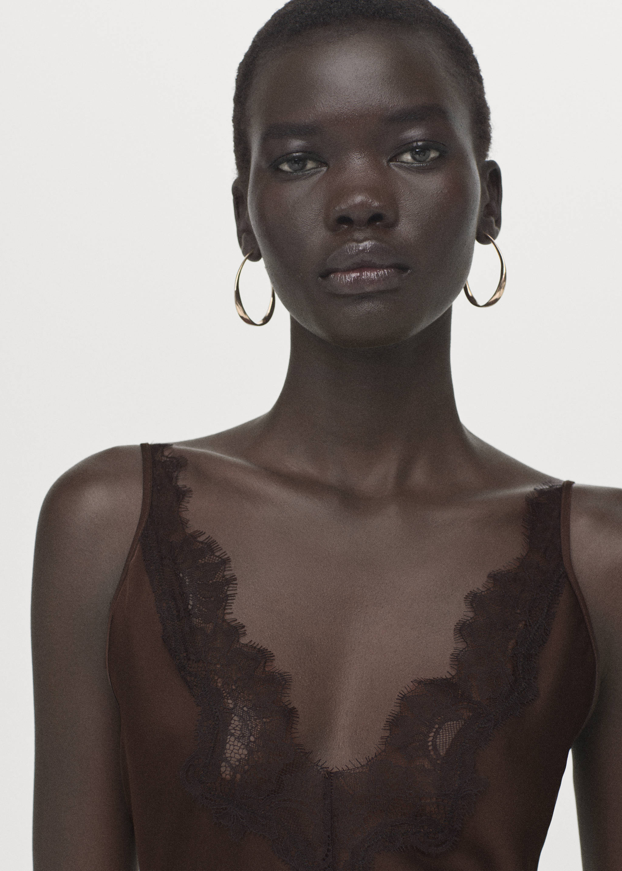 Robe style lingerie satinée - Détail de l'article 1