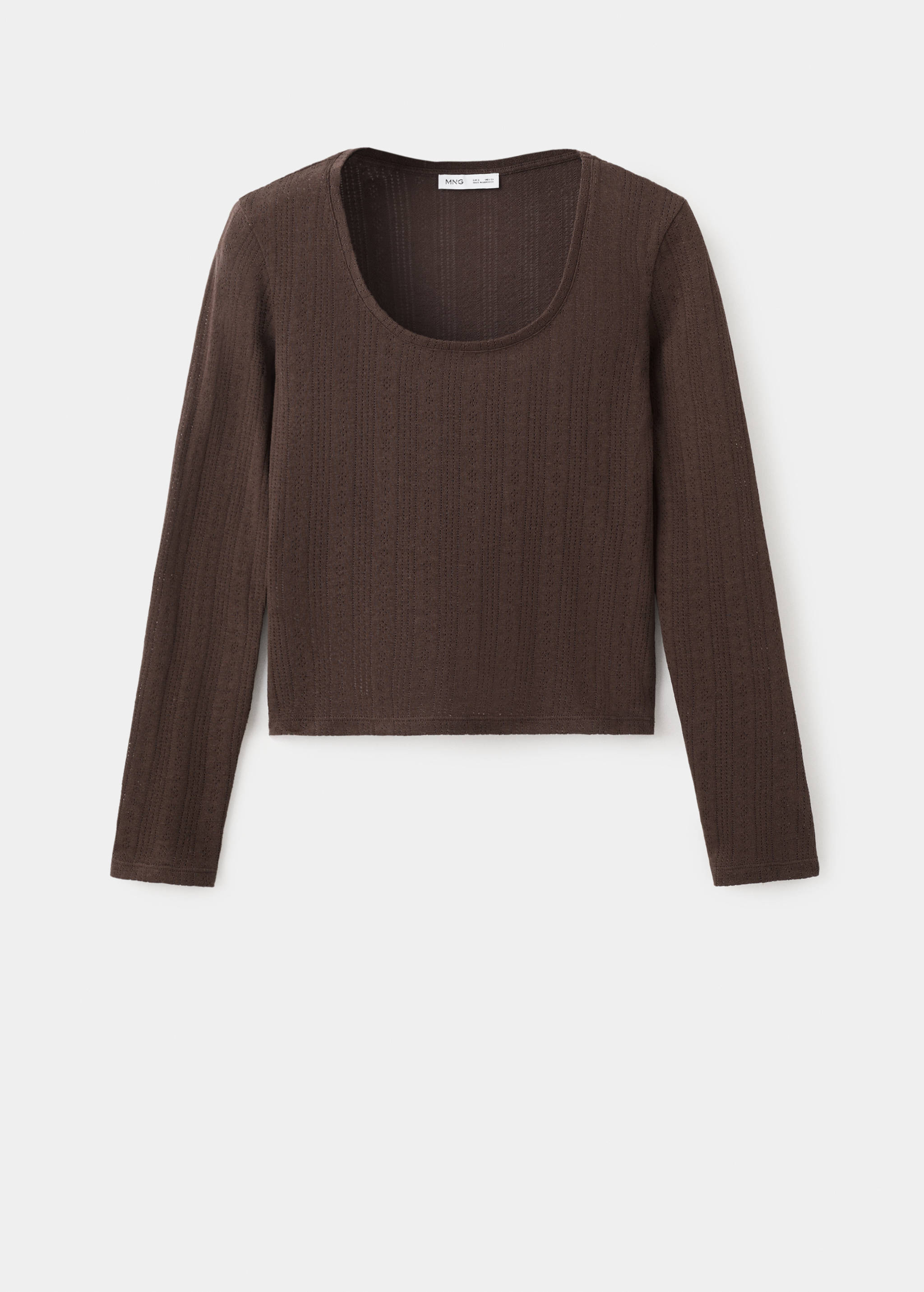 Fine-knit T-shirt - Article without model