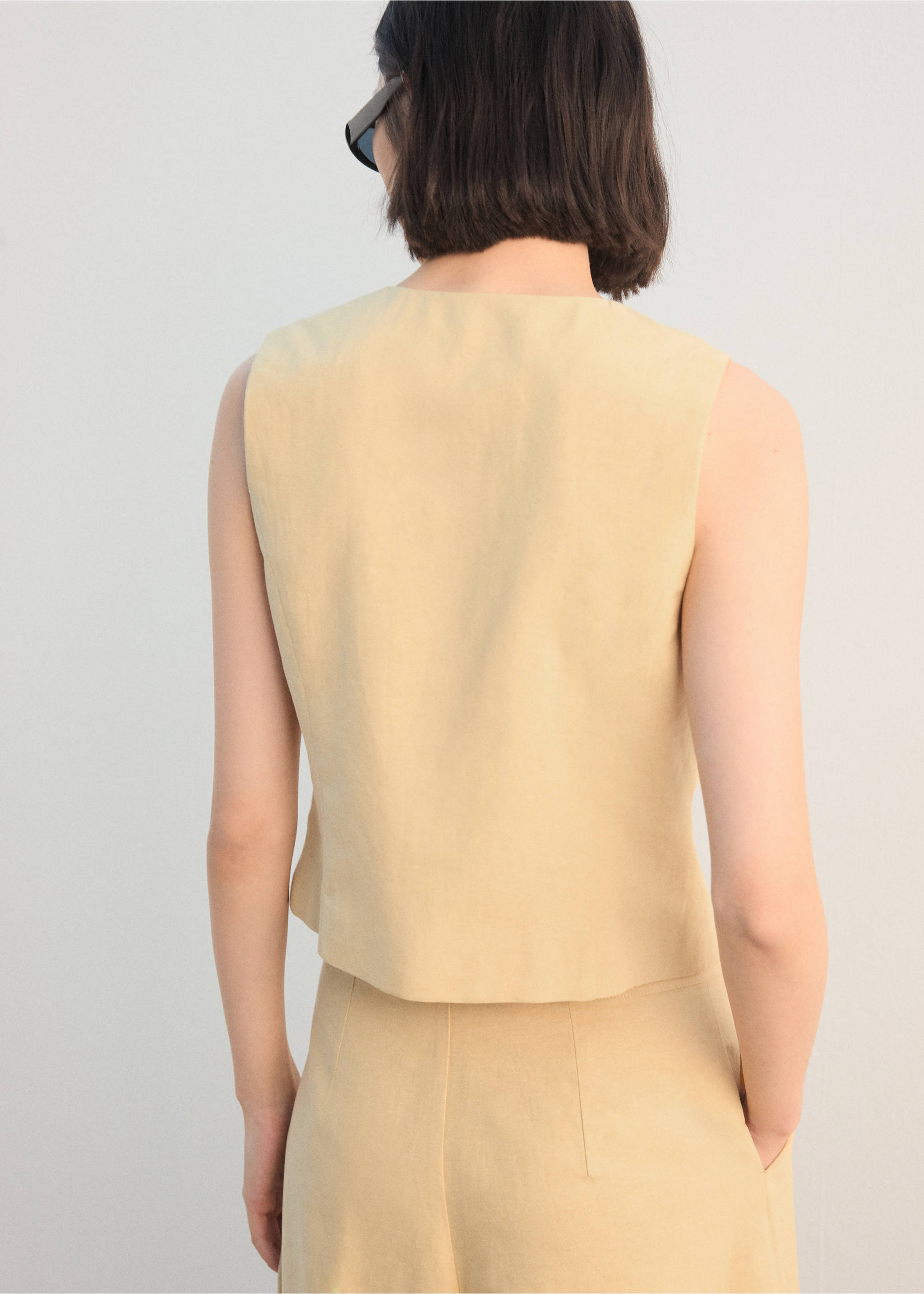 修身西装上衣 - null, 芥末色. Ref: 27092537-00.