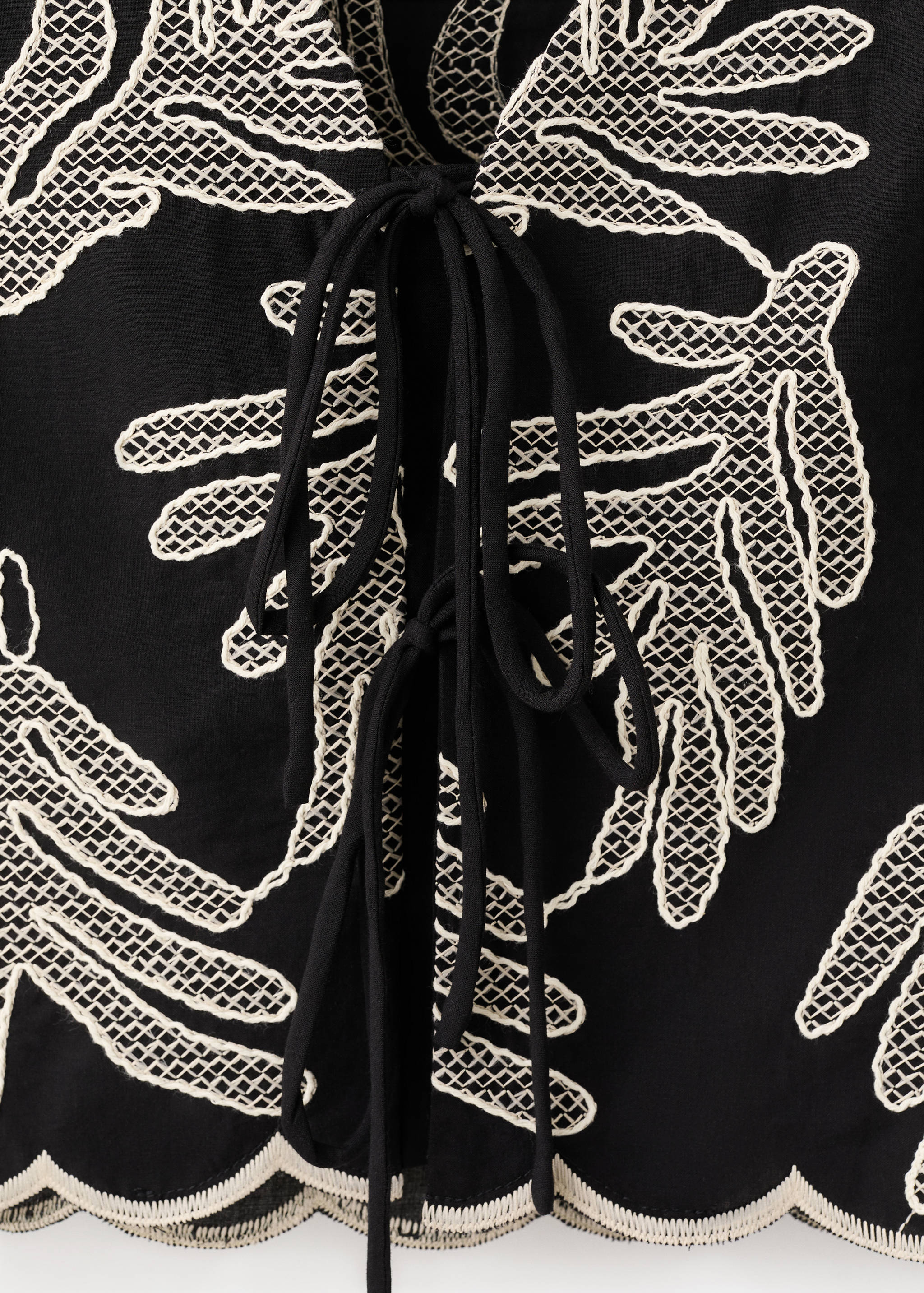 Gilet brodé nœuds - Détail de l'article 8