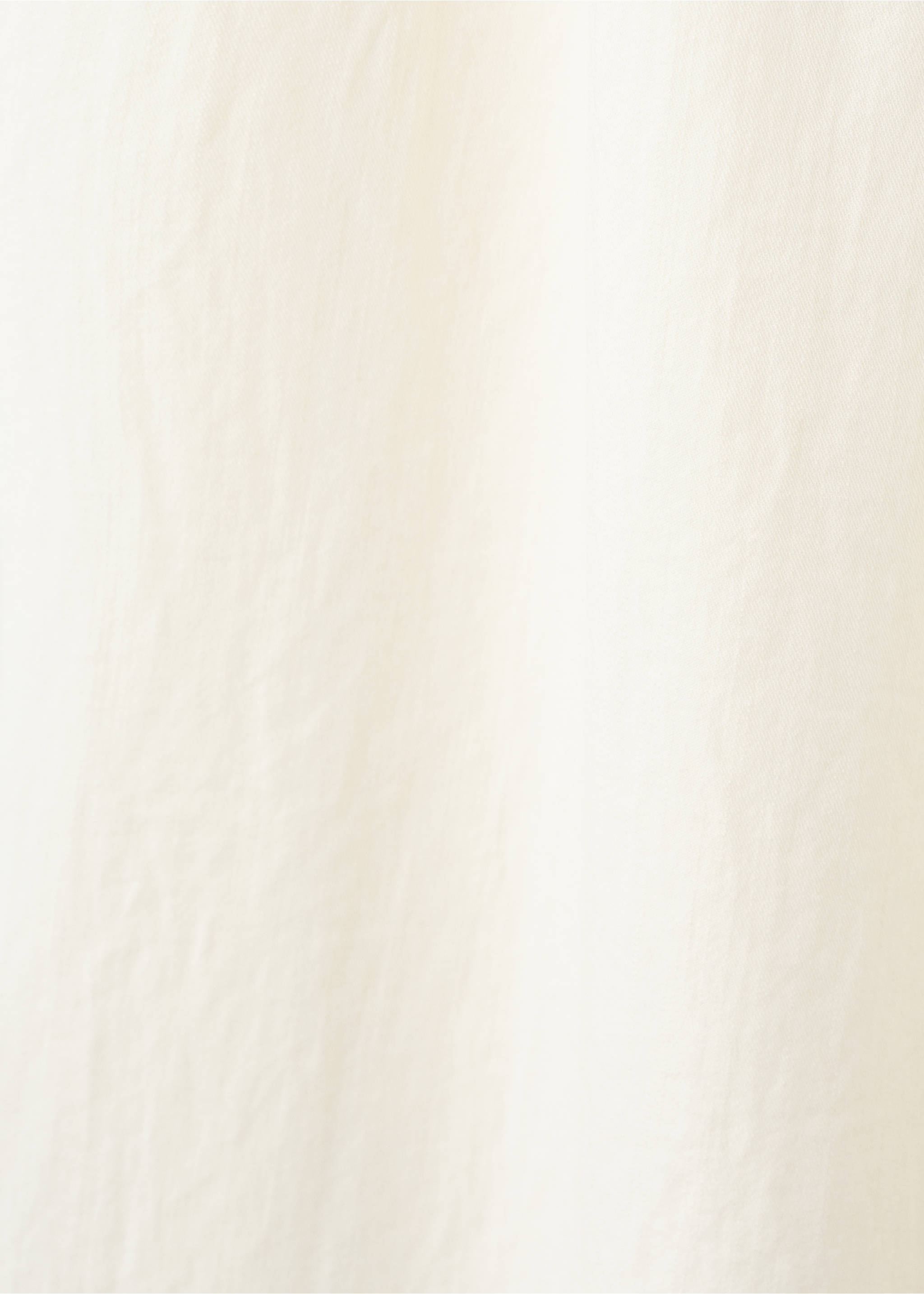 Straight-fit pleated trousers - Details of the article 0, Ecru. Ref: 27092541-00.