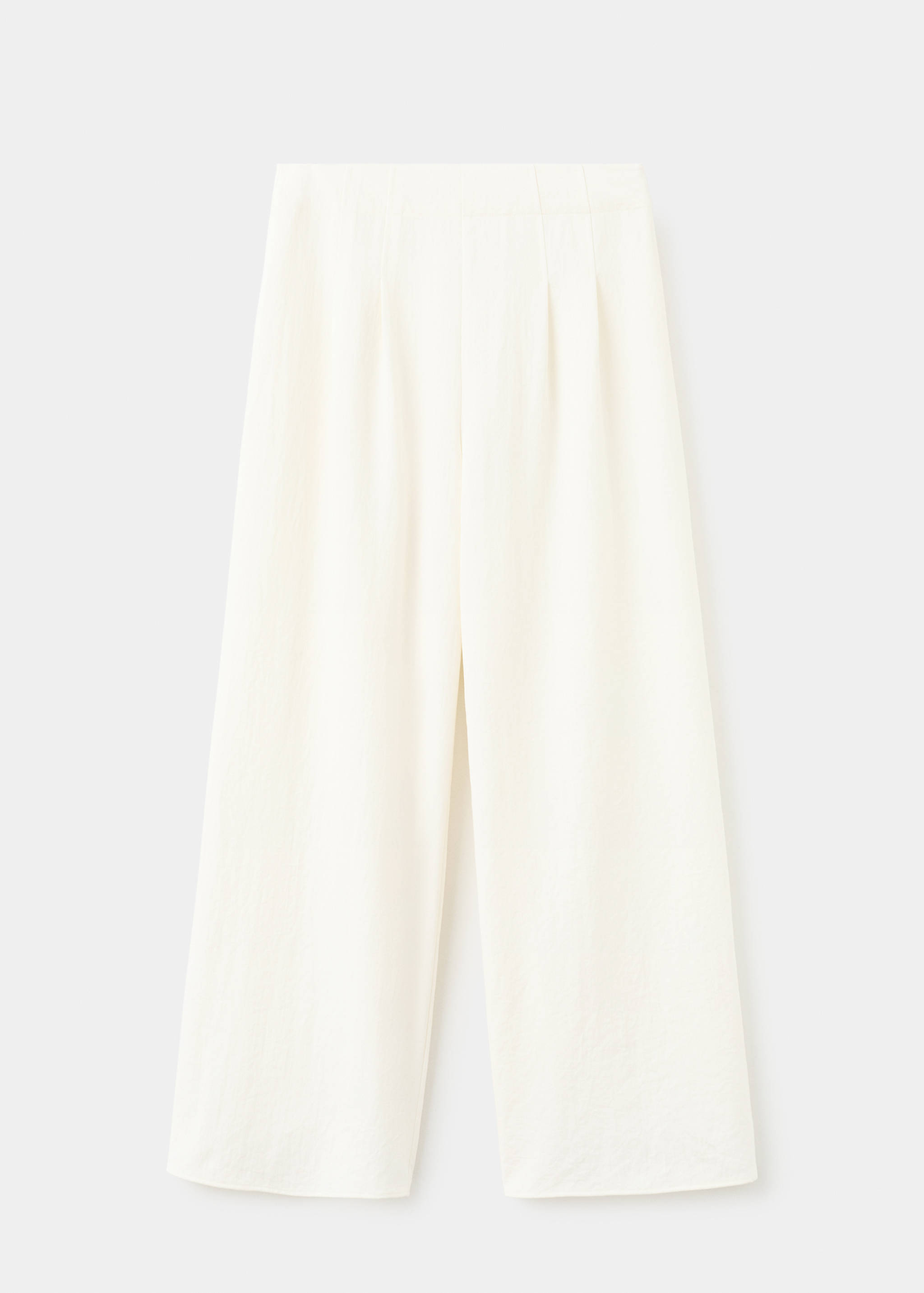 Straight-fit pleated pants - Article without model