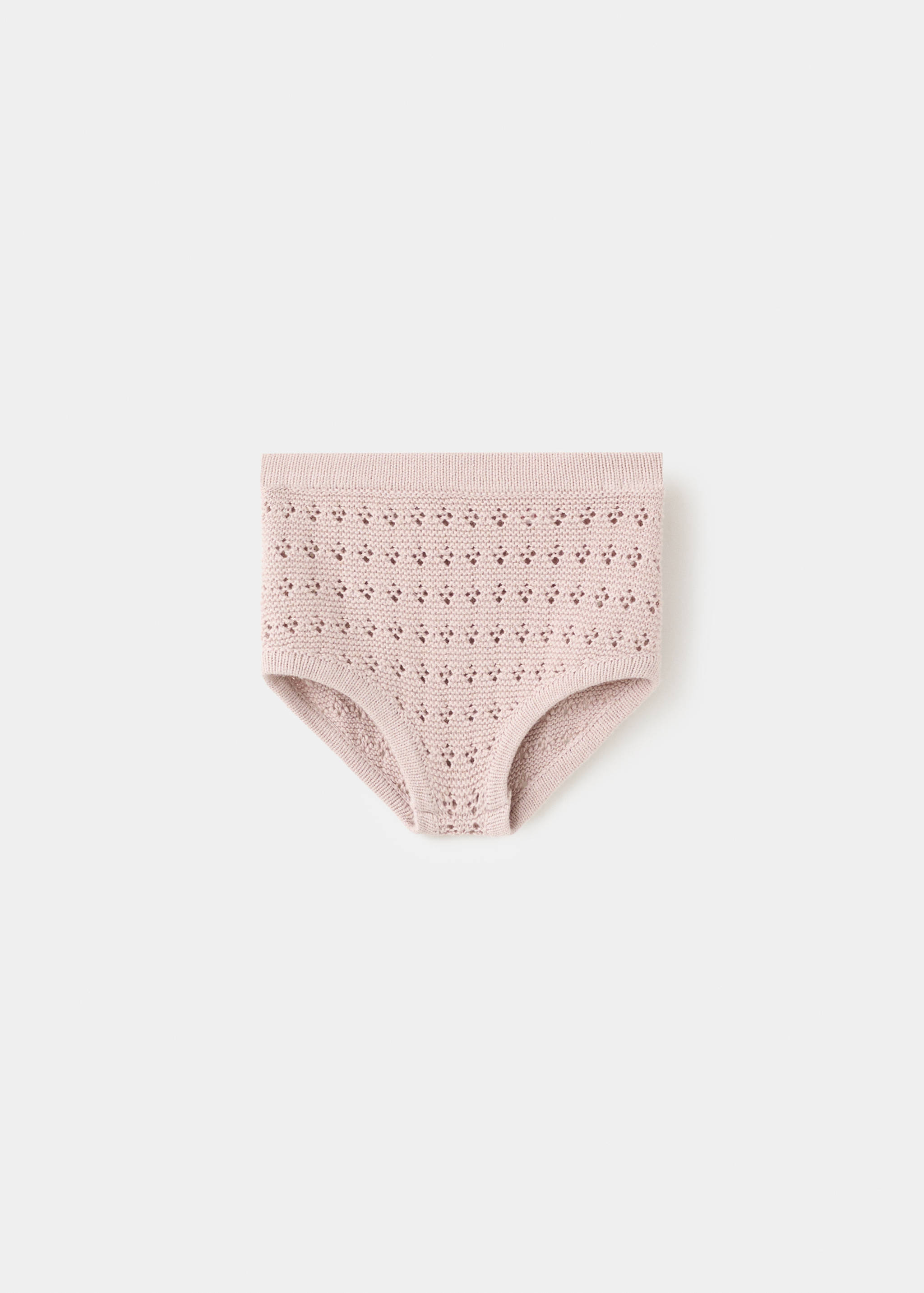 Openwork knit romper - Article without model