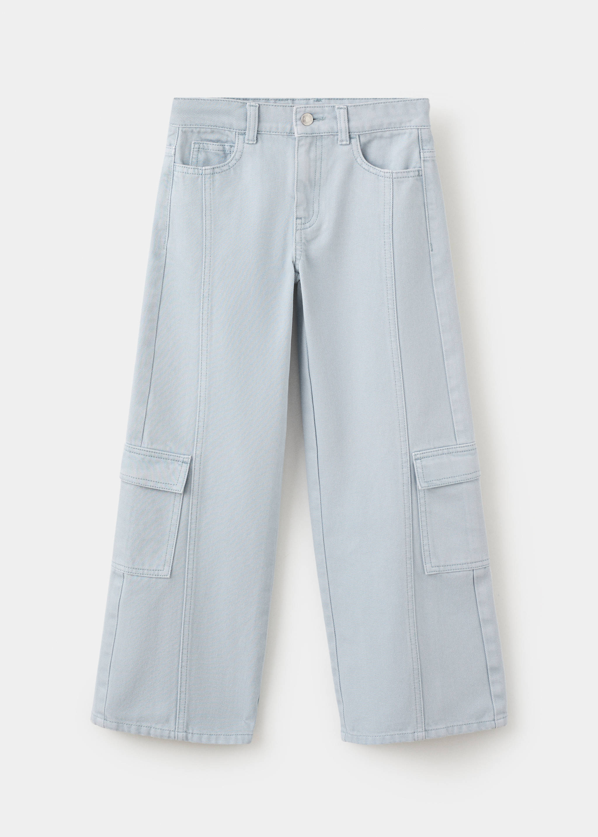 Джинсы карго с декоративными швами - Изделие без модели