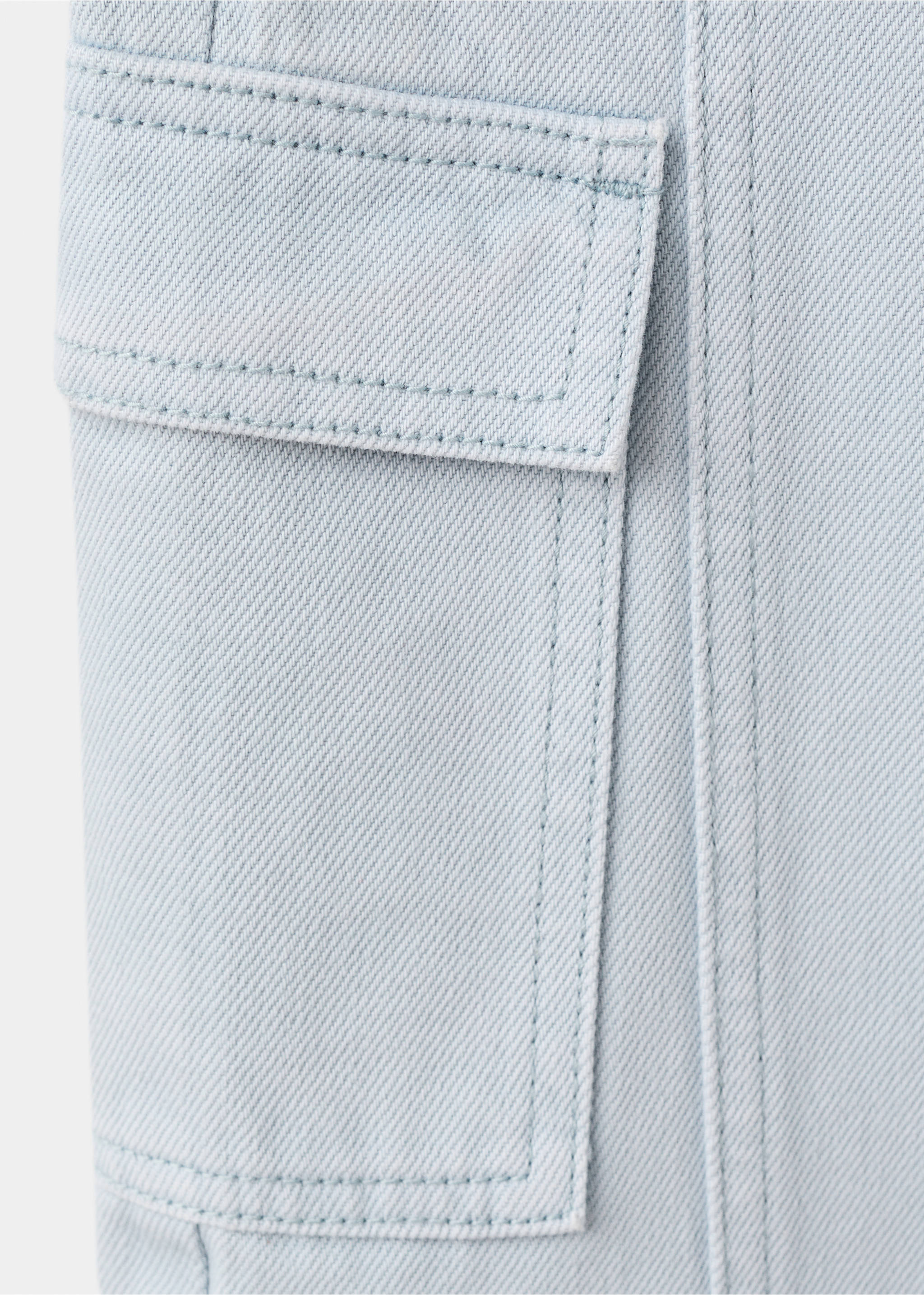 جينز كارغو بخياطة - تفاصيل المنتج 8, أزرق سماوي. Ref: 27092546-00.